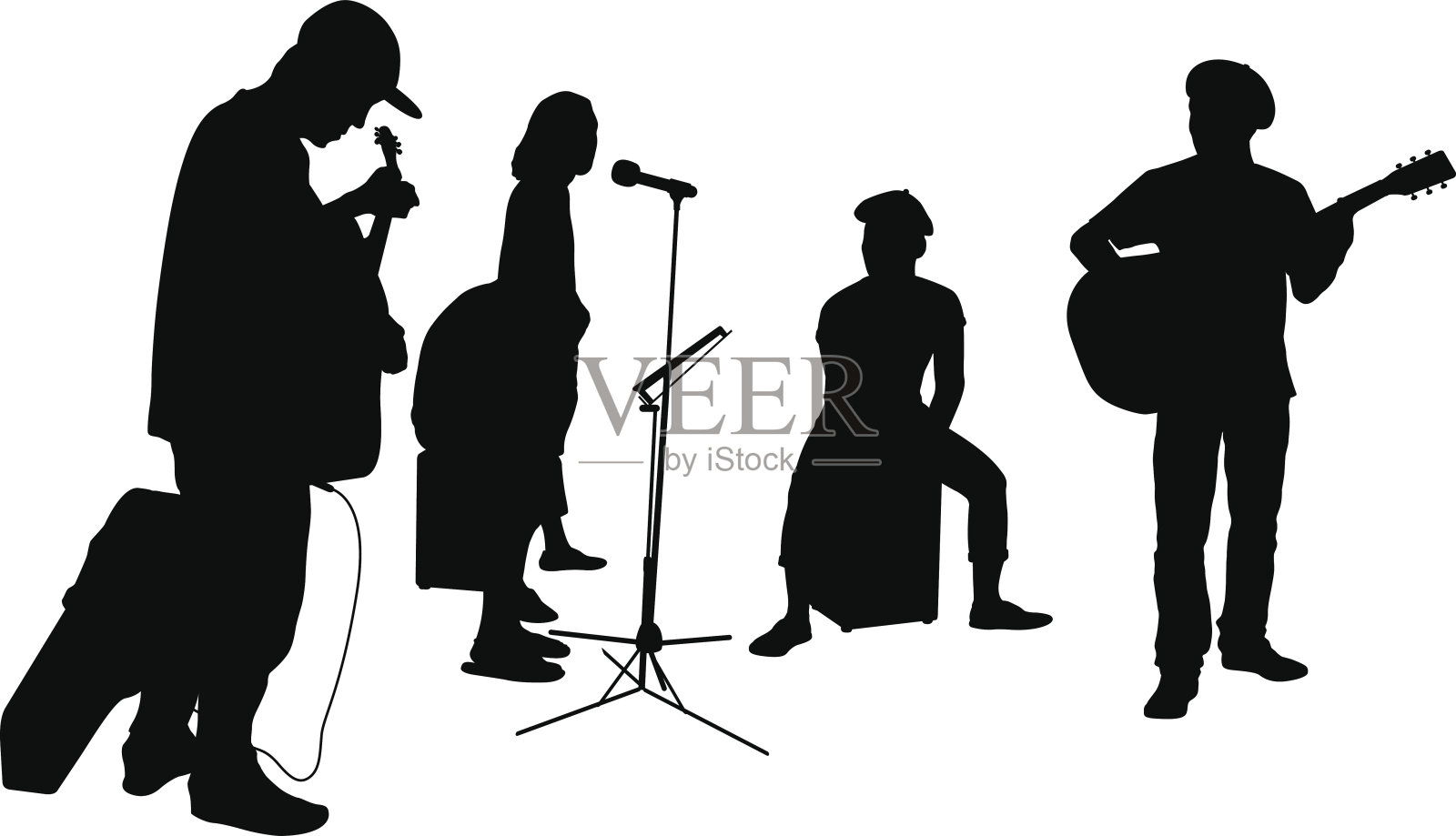 音乐家插画图片素材