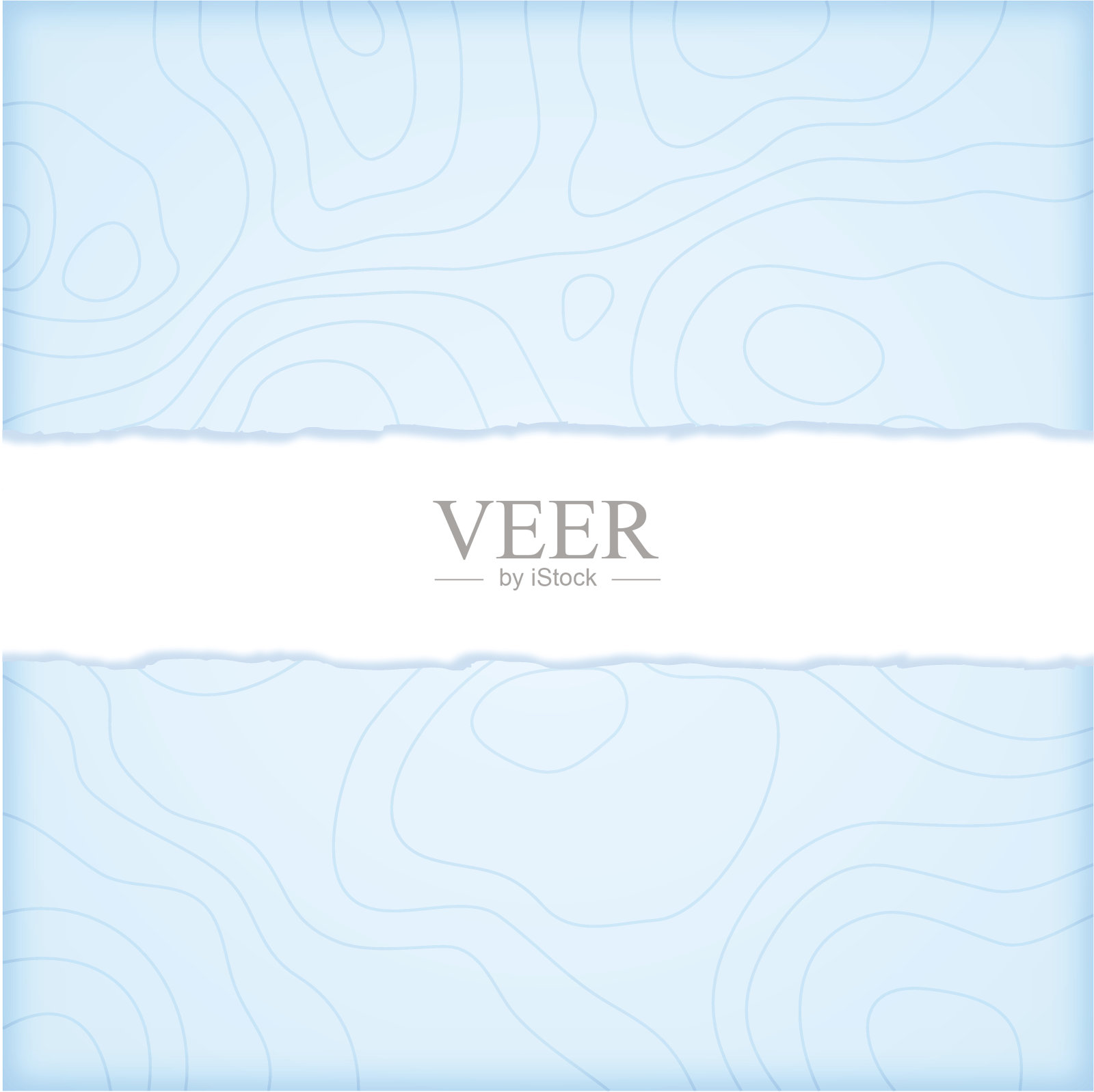 水图地形线设计元素图片