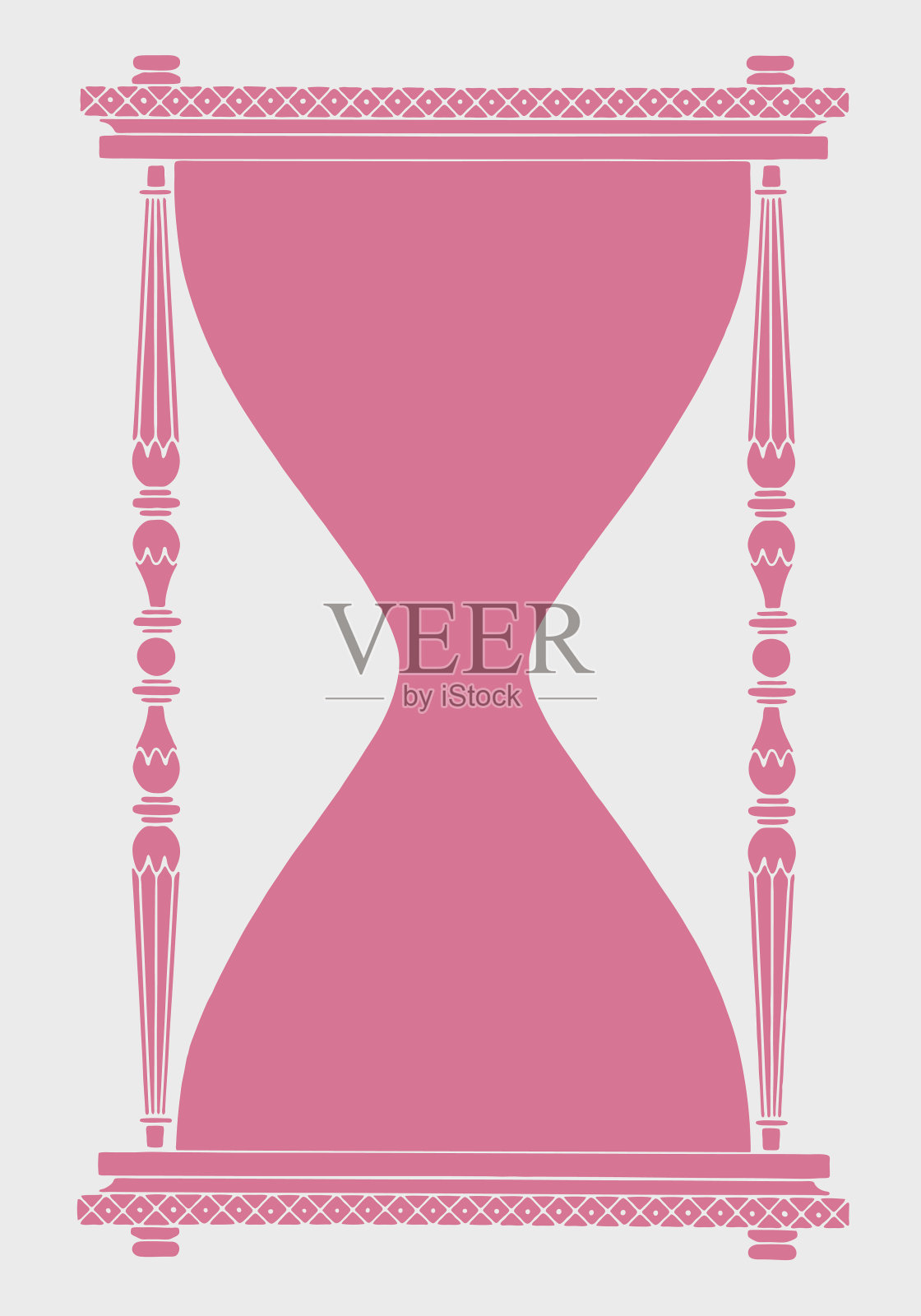 沙漏设计元素图片