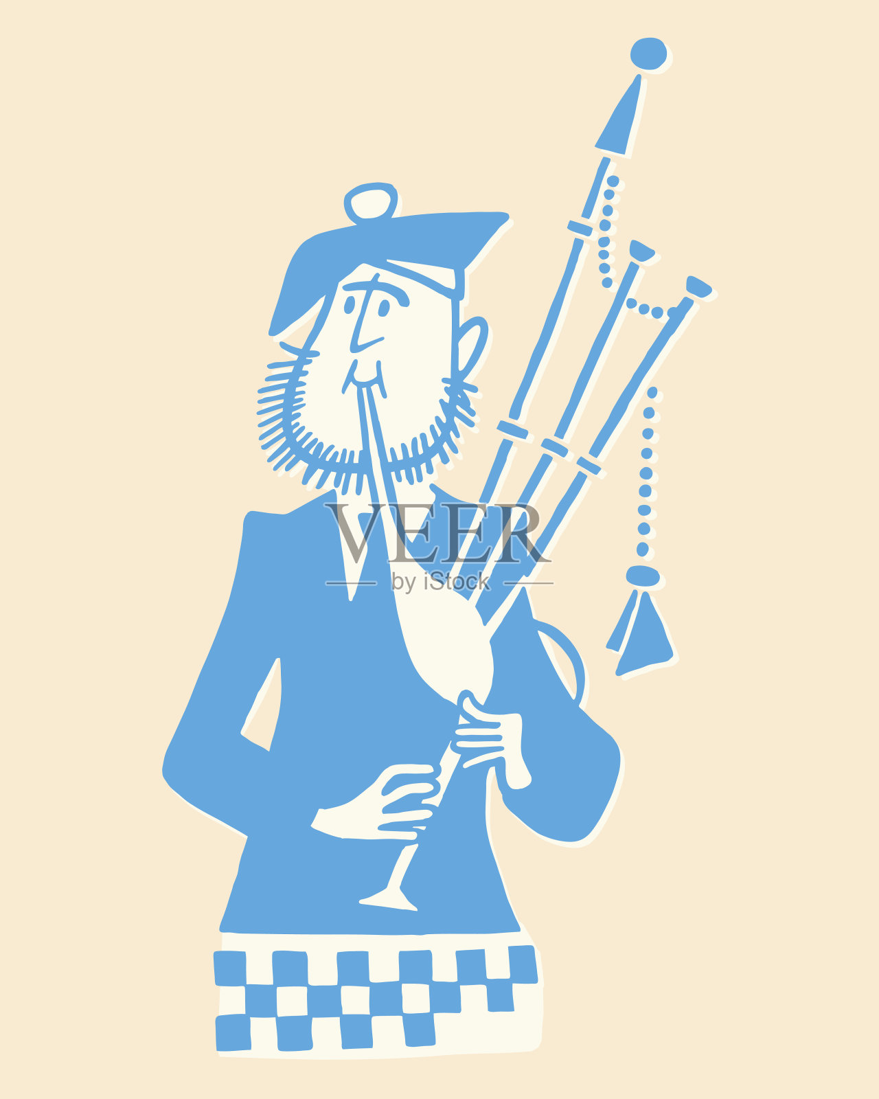 风笛手设计元素图片