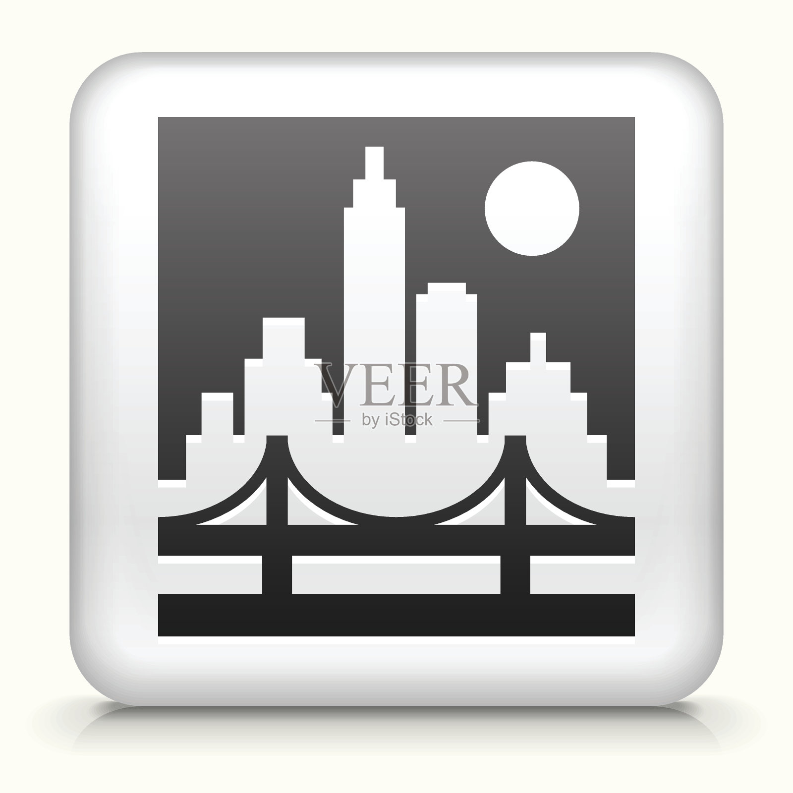 广场按钮全景城市天际线皇室免费矢量艺术插画图片素材