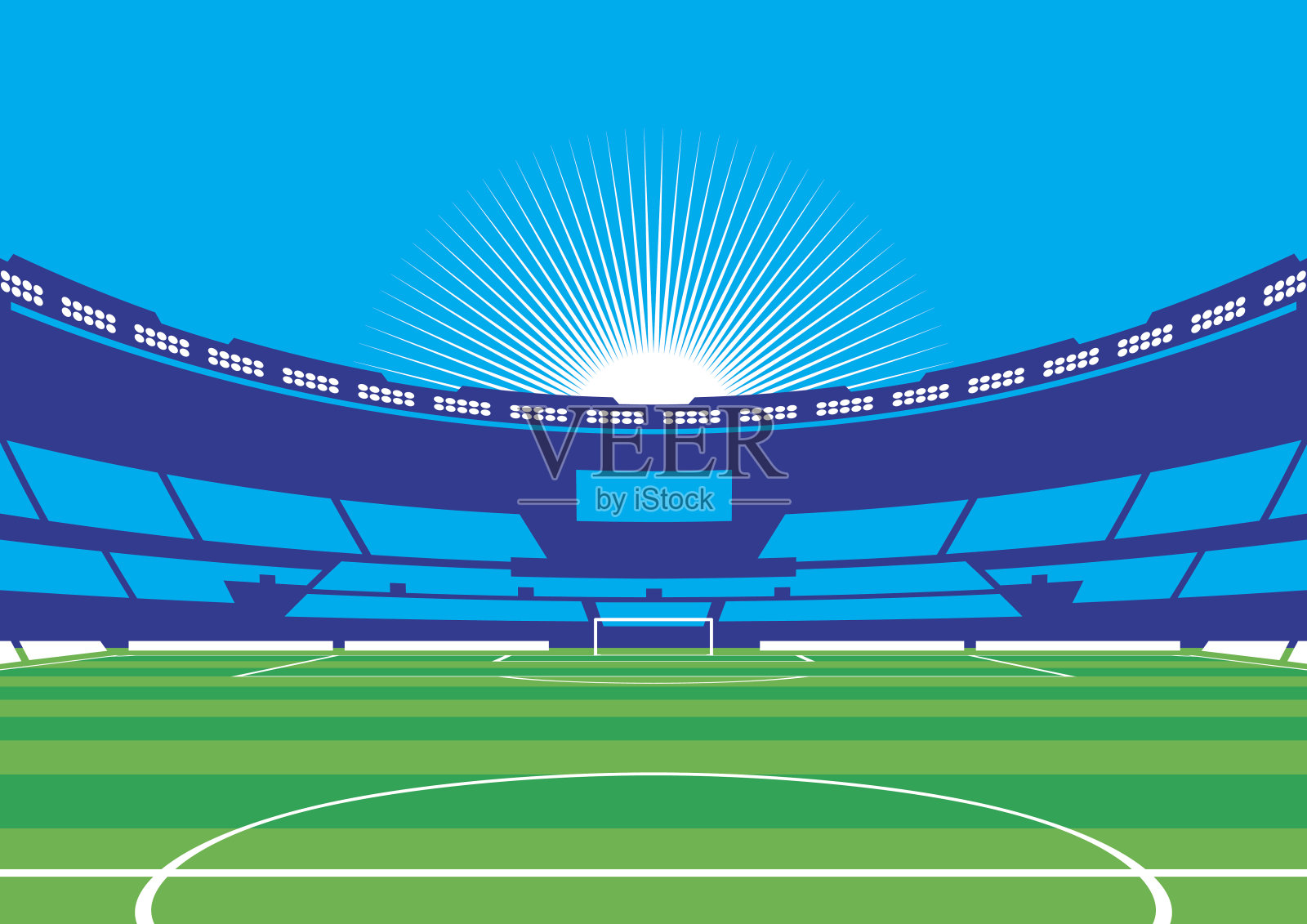 足球/足球场插画图片素材