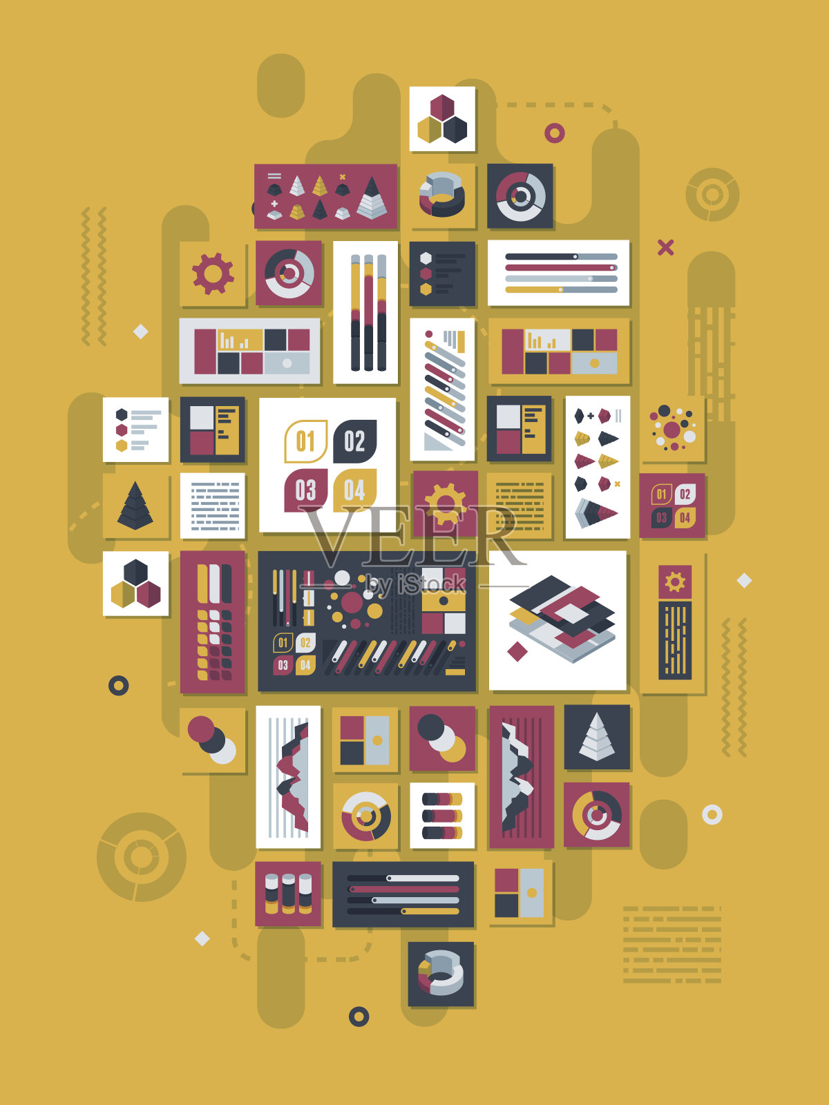 分析平面设计概念插画图片素材