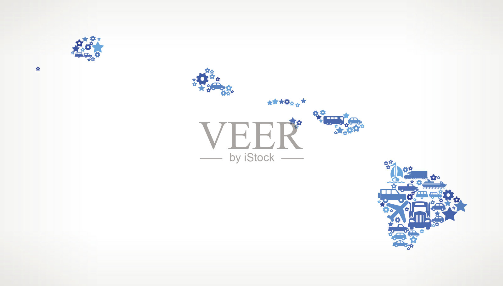 夏威夷州立大学交通运输免版税矢量艺术模式插画图片素材