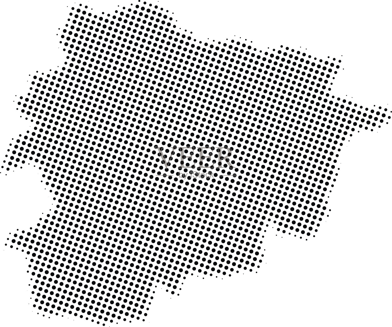 虚线矢量图的安道尔插画图片素材