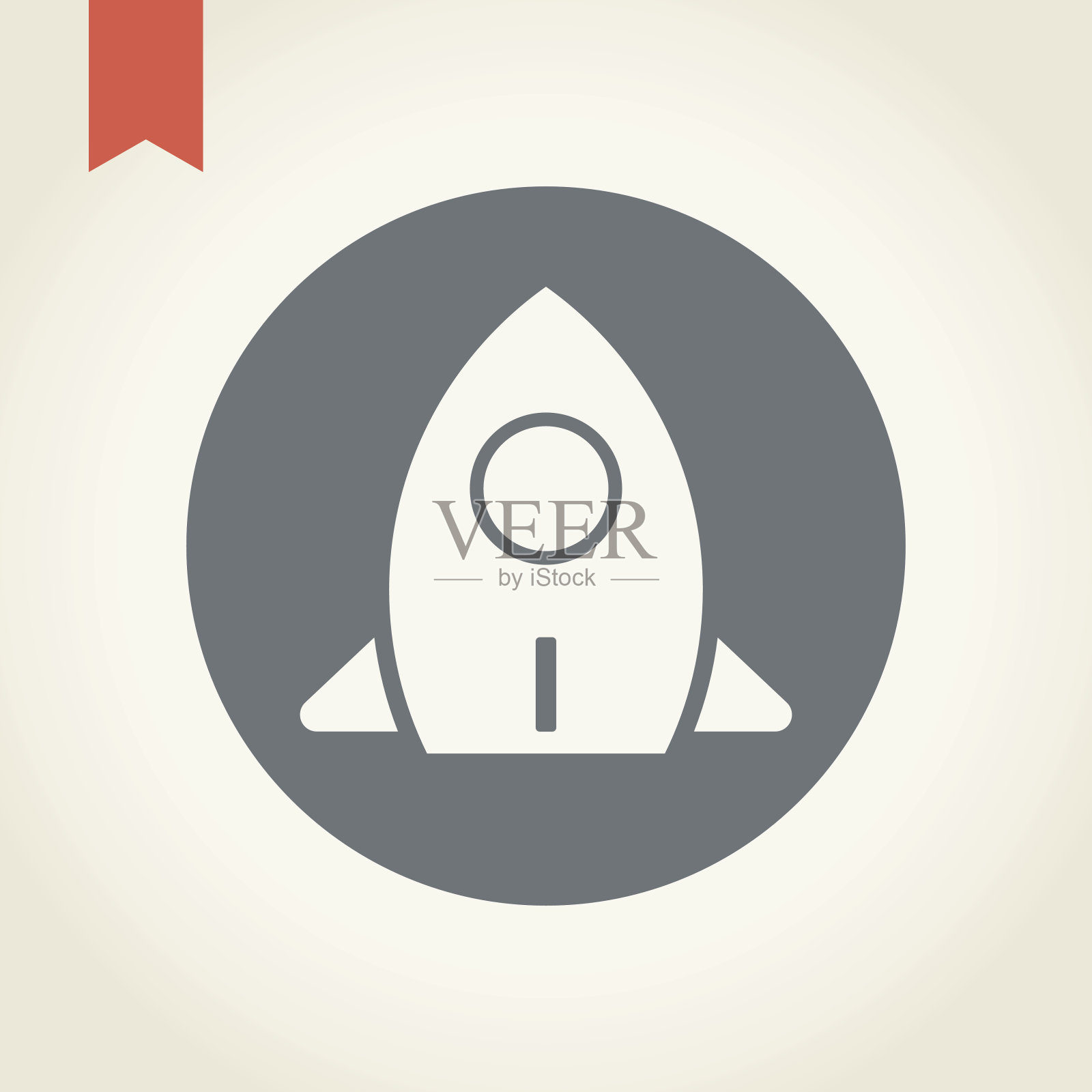 火箭发射-启动图标插画图片素材