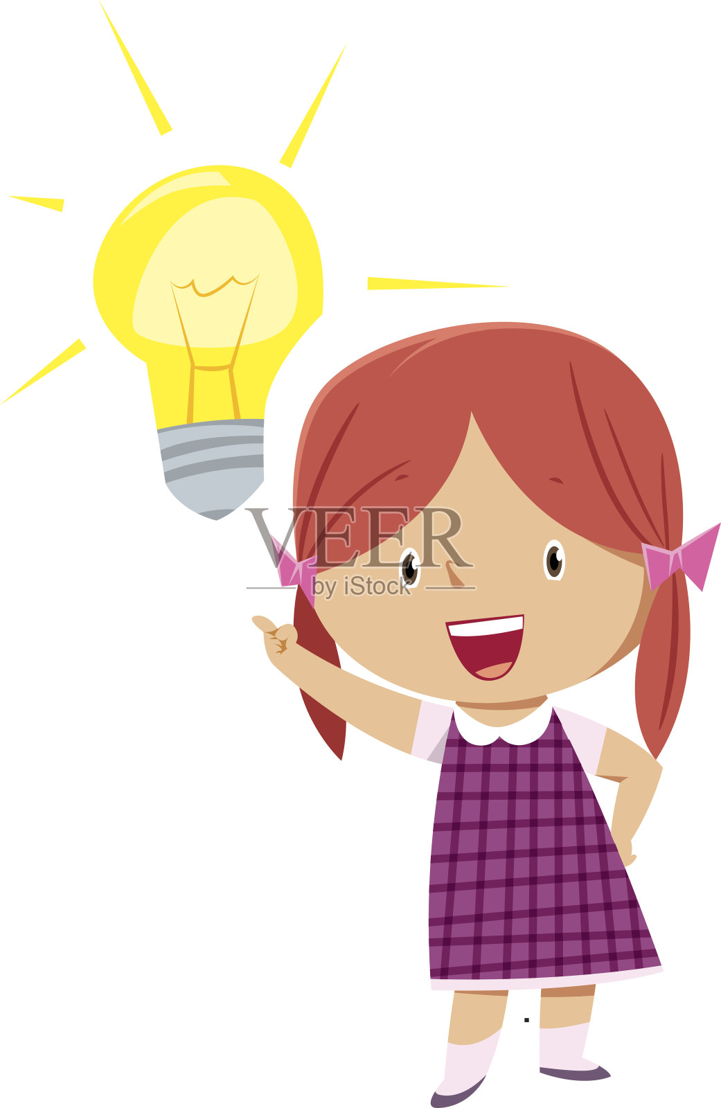 孩子与想法。设计元素图片