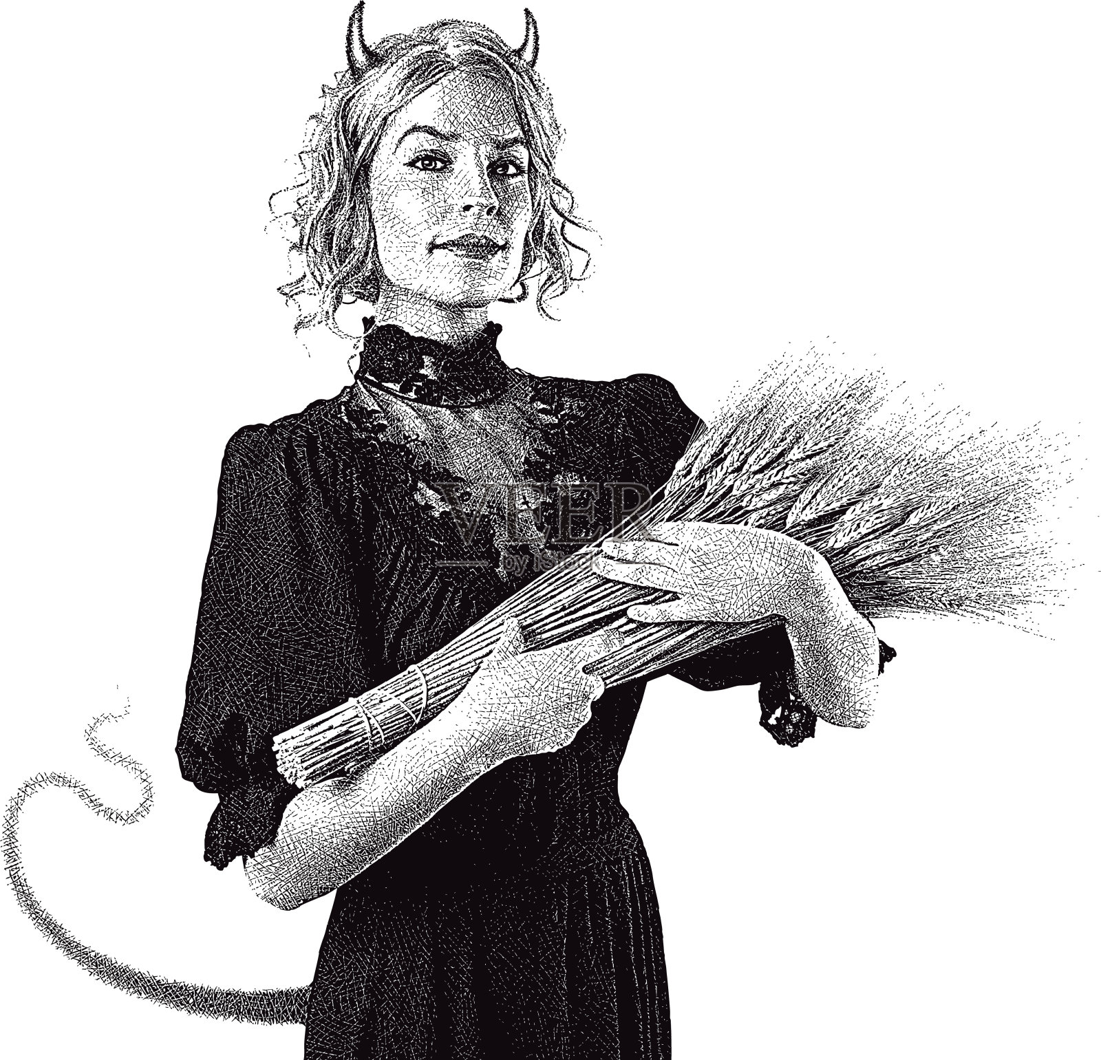 无谷蛋白。小麦的诱惑设计元素图片