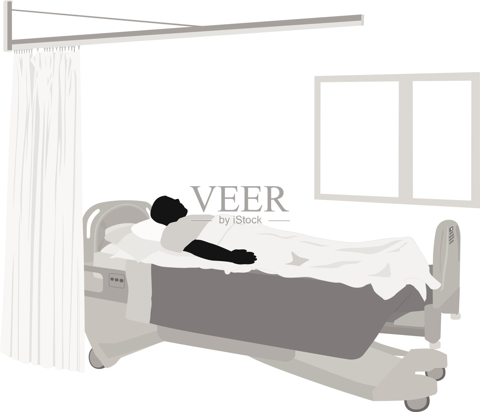 康复期插画图片素材