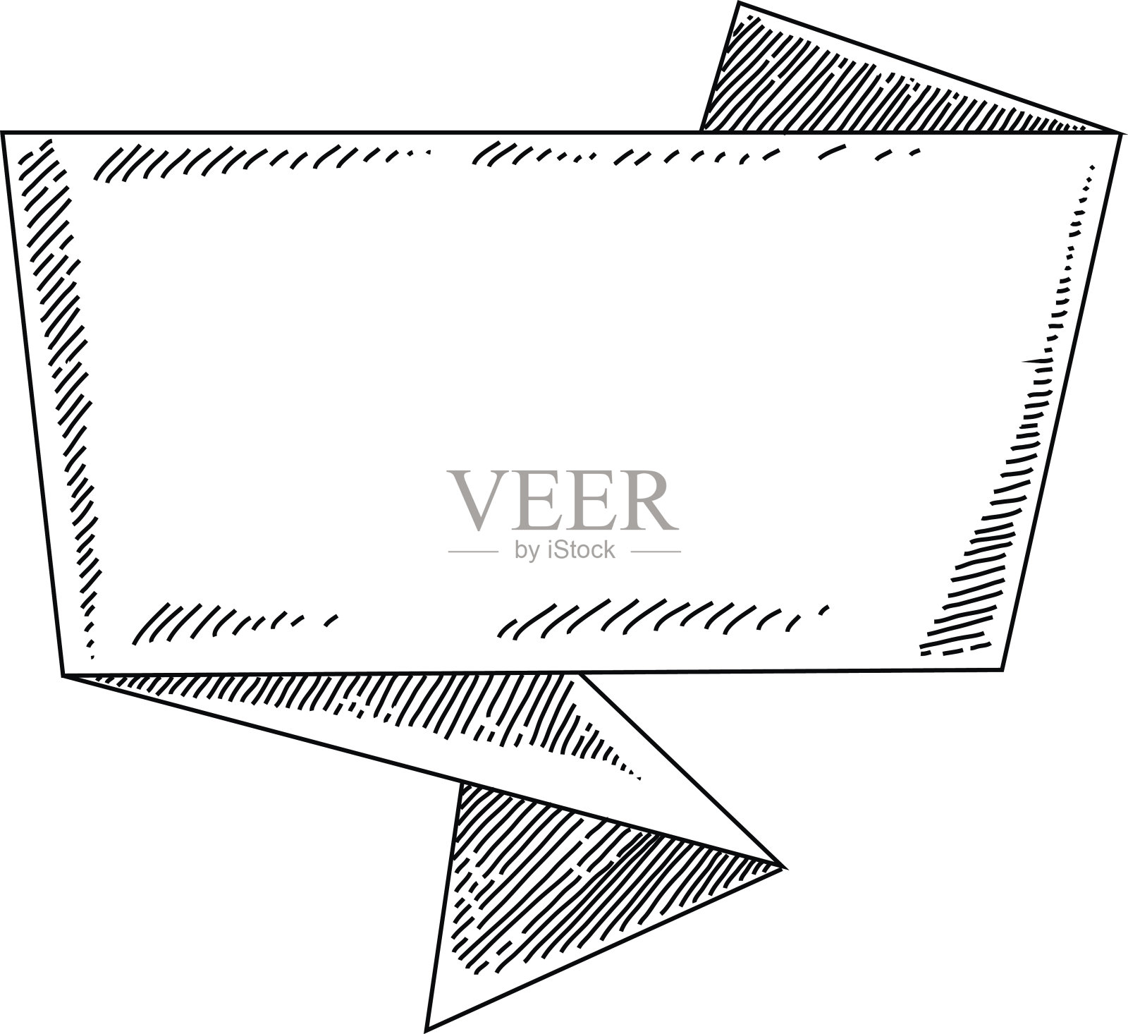 折纸，语音，气泡，绘图插画图片素材