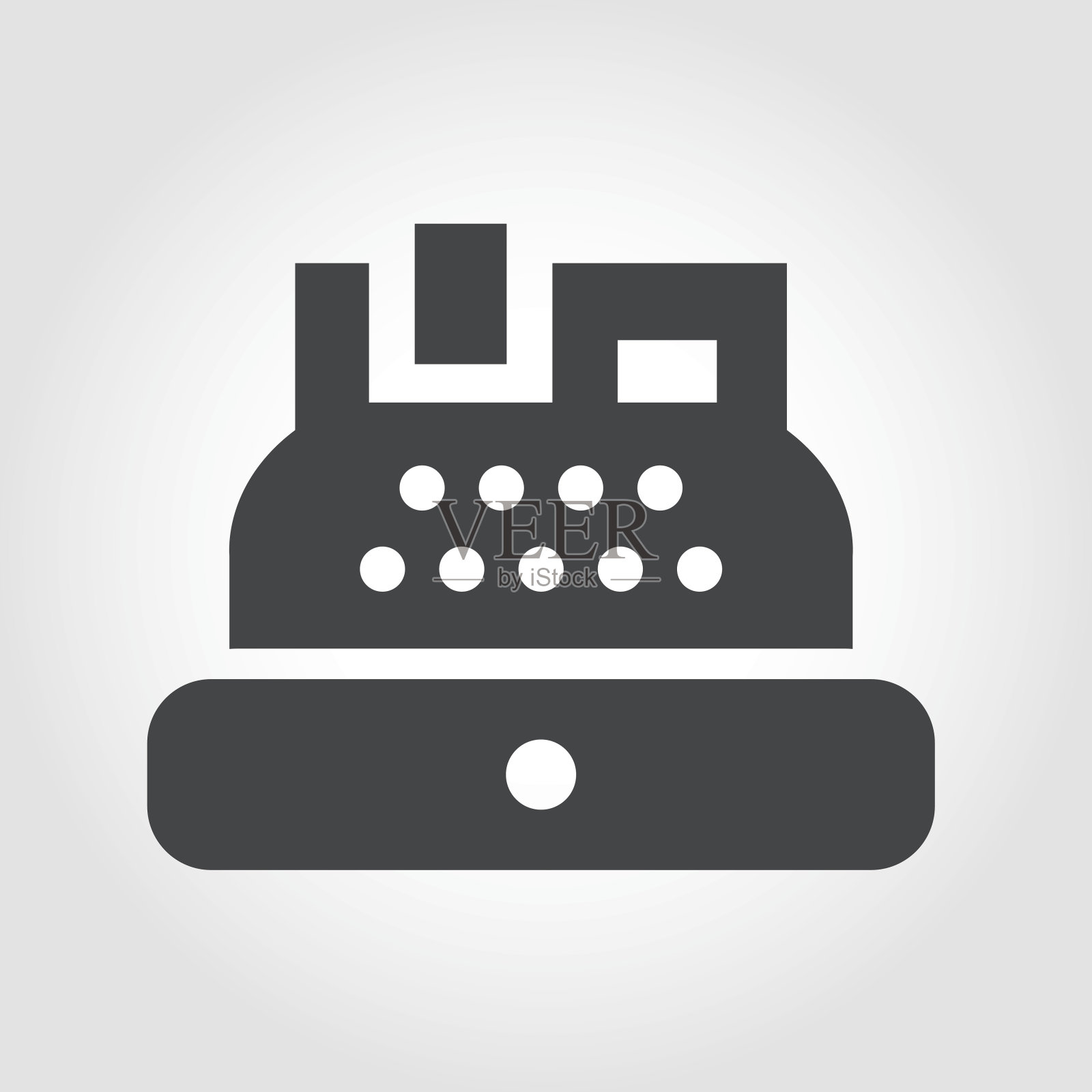 收银机图标-图标系列插画图片素材