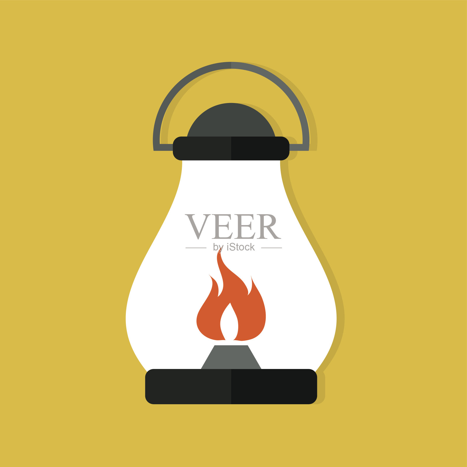 灯笼图标矢量插画图片素材