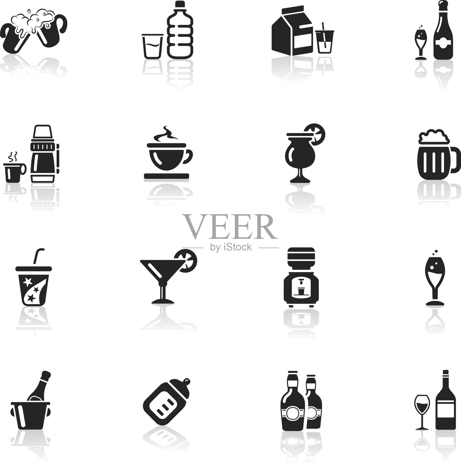 深黑系列|饮料图标图标素材