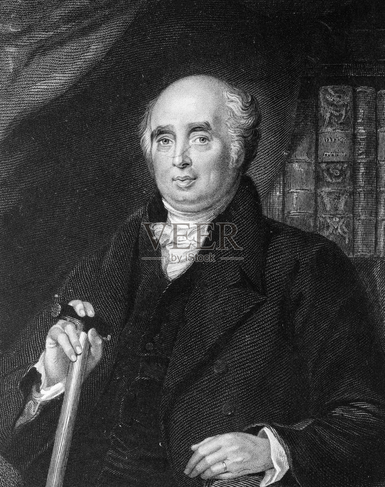 亨利·瓦塞尔，辉格党政治的重要人物插画图片素材