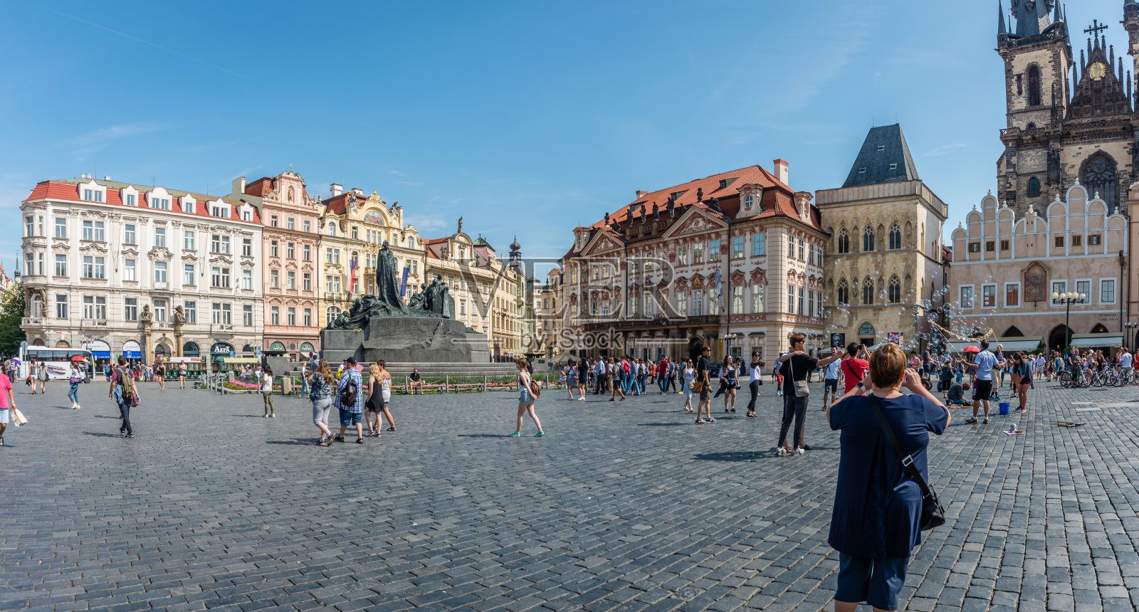布拉格老城广场照片摄影图片