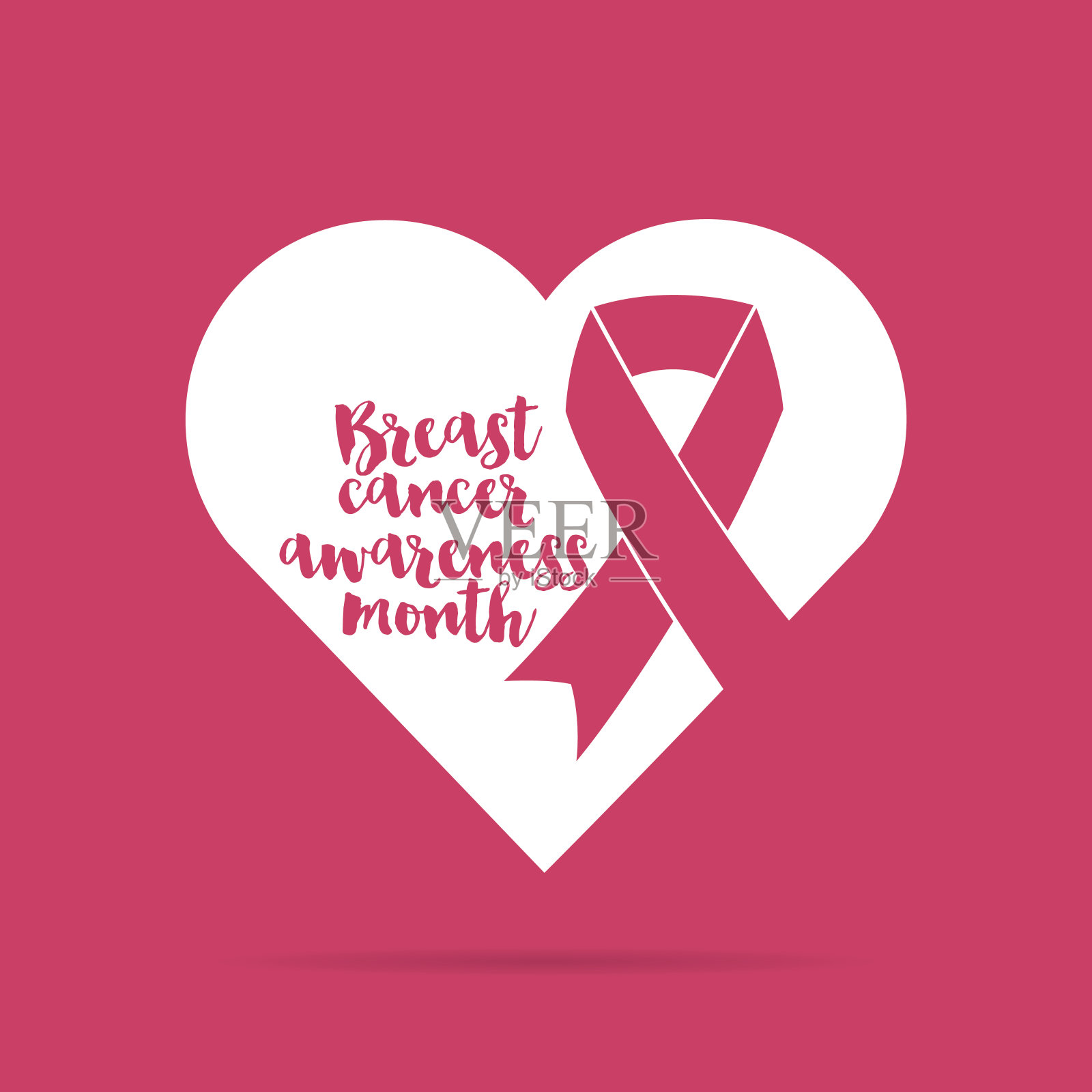 乳腺癌意识插画图片素材