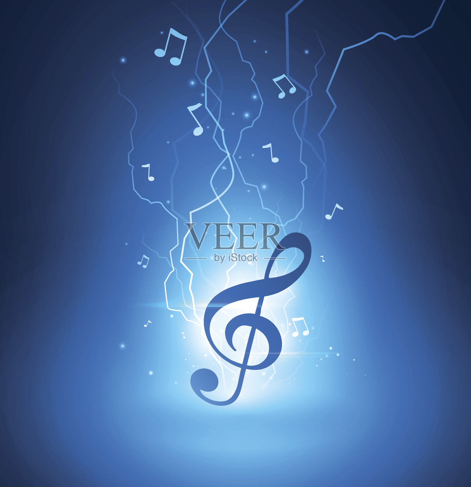 背景音乐插画图片素材