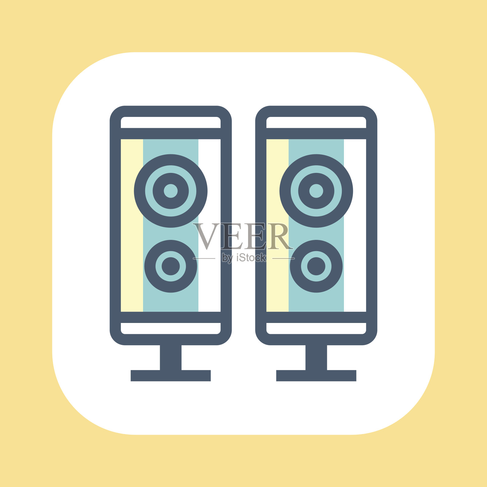 演讲者的象征插画图片素材