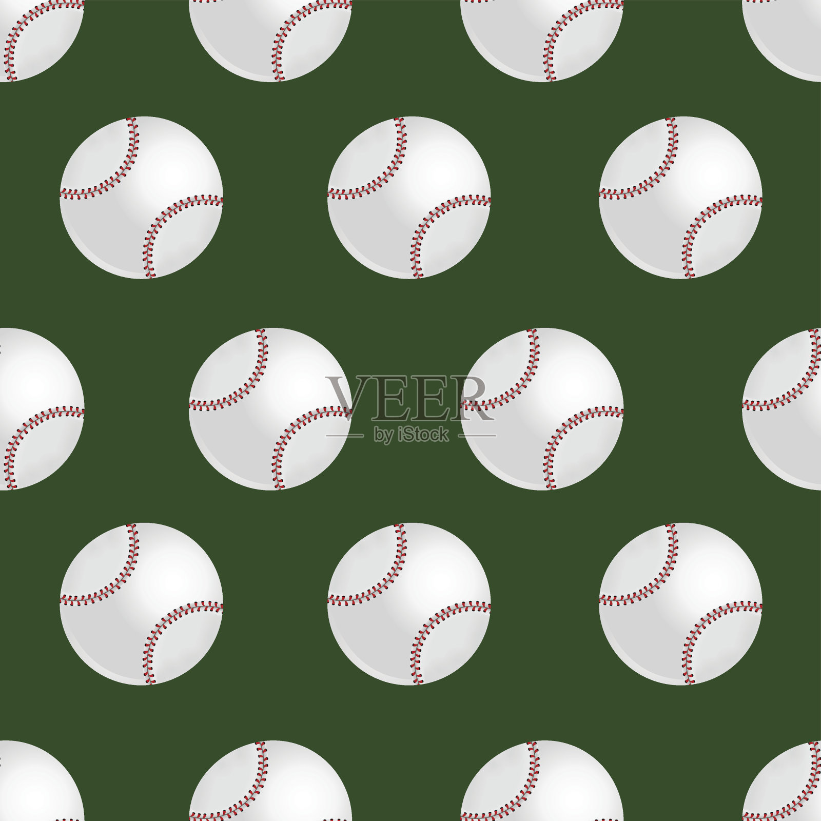 棒球无缝的背景插画图片素材