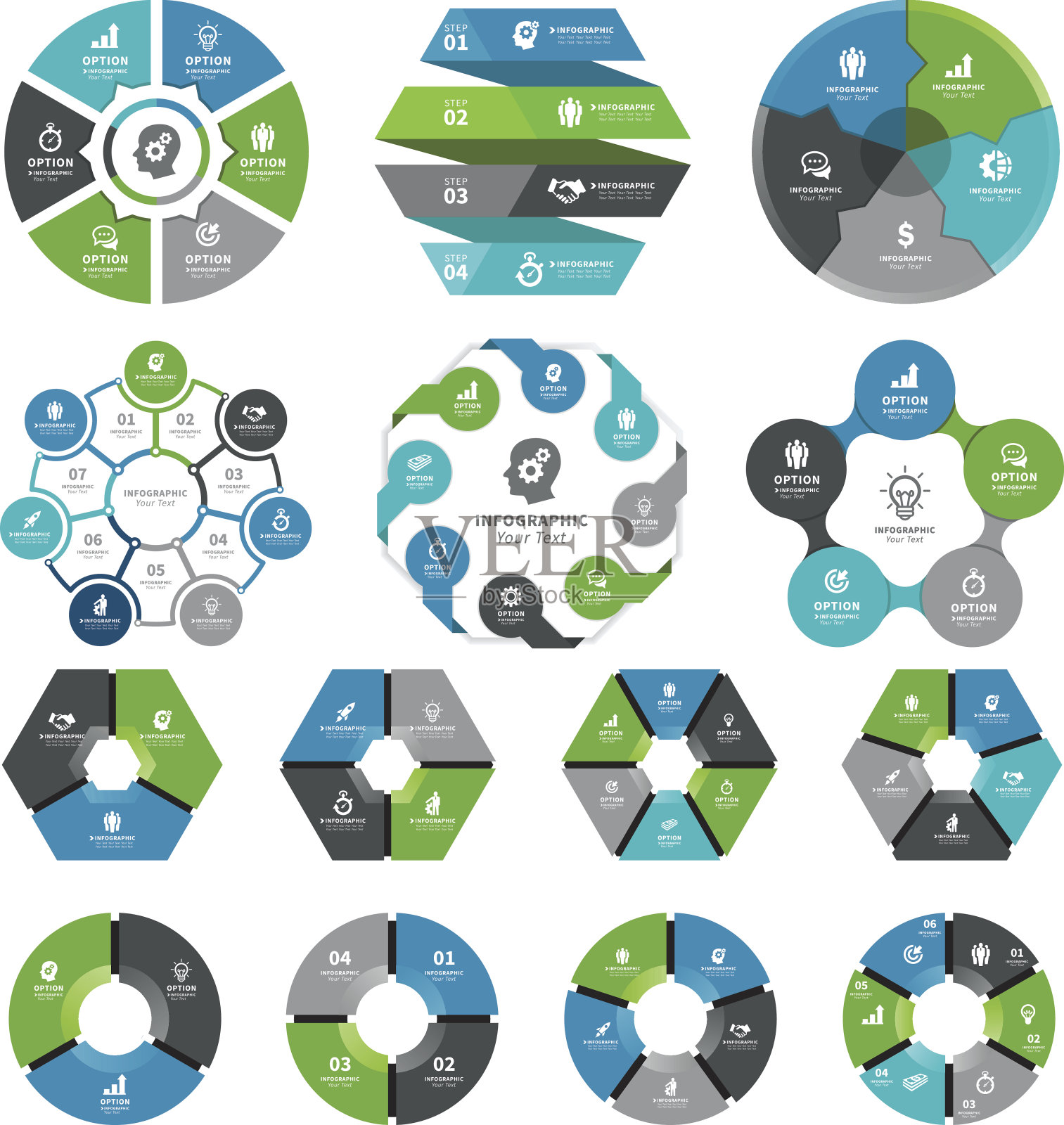 信息图表元素插画图片素材