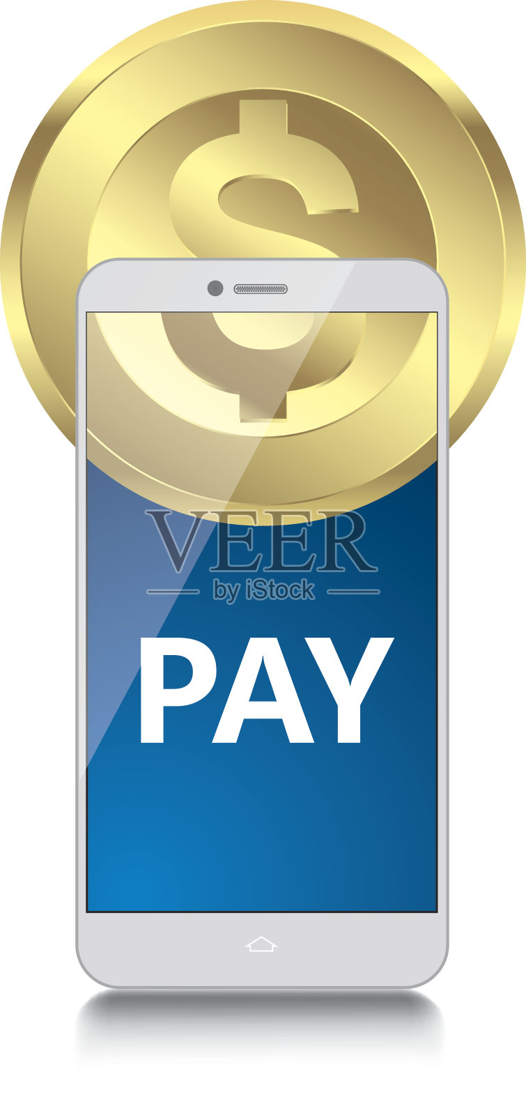 移动支付插画图片素材