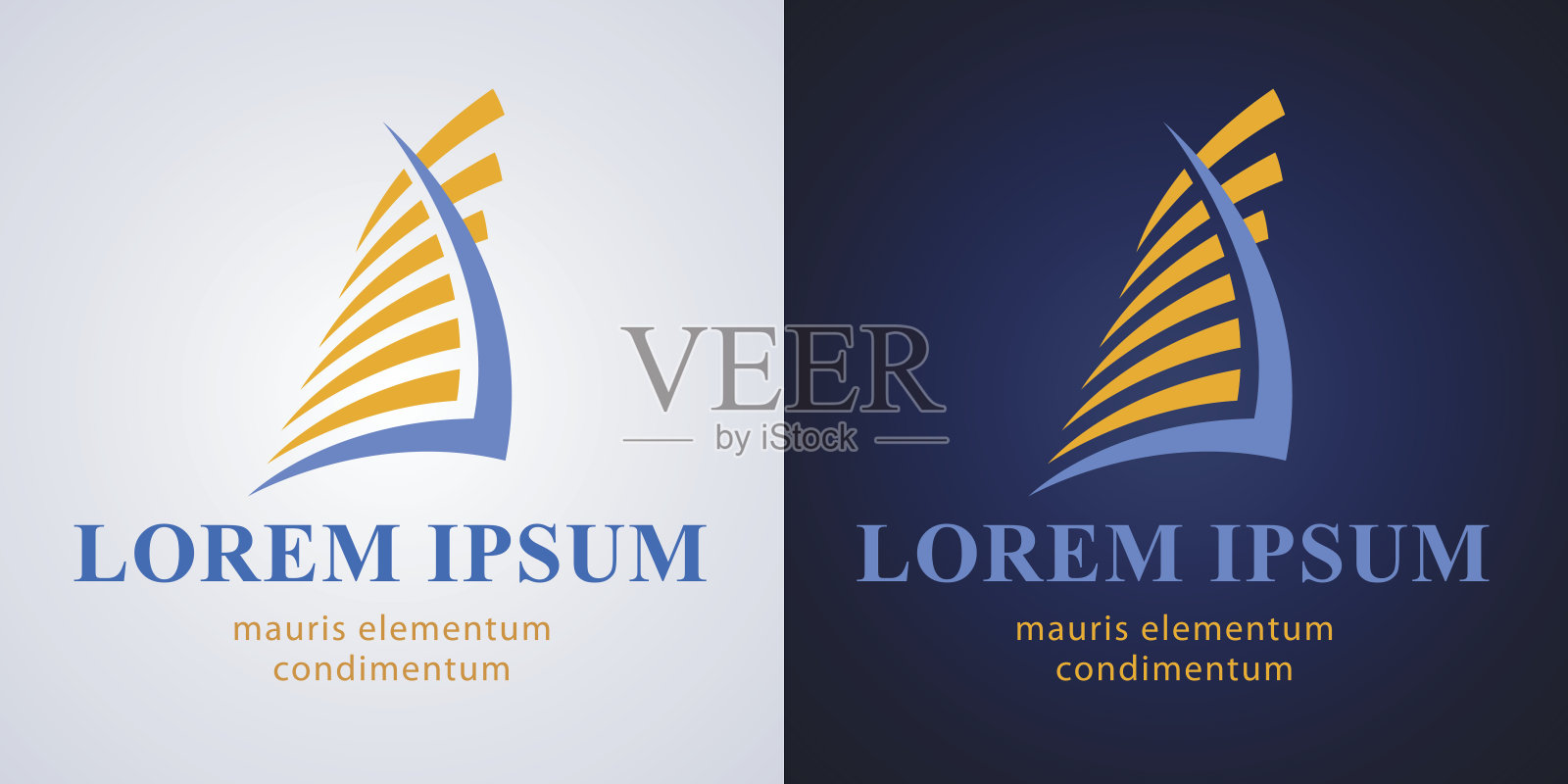 建筑的标志插画图片素材