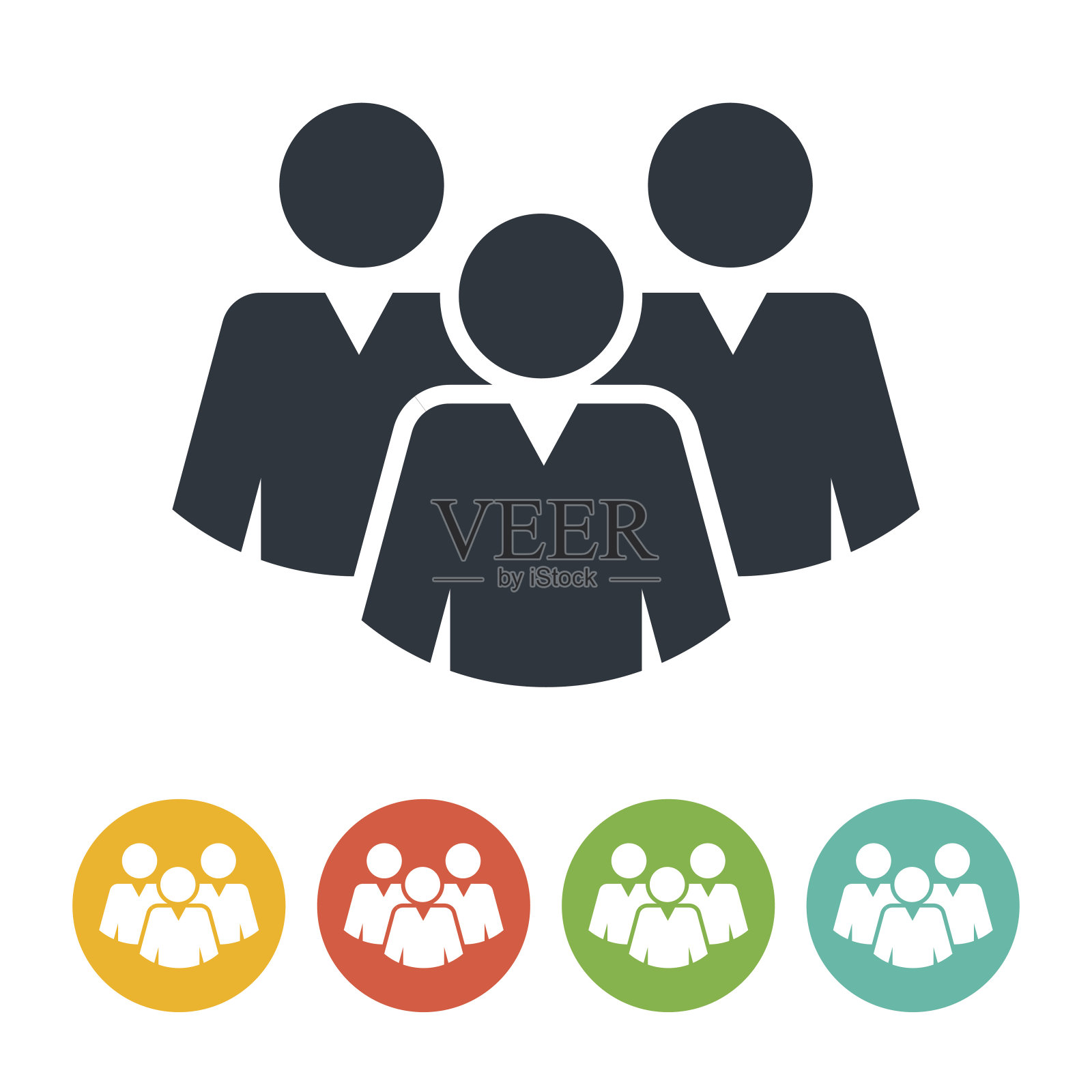 曼氏集团图标插画图片素材