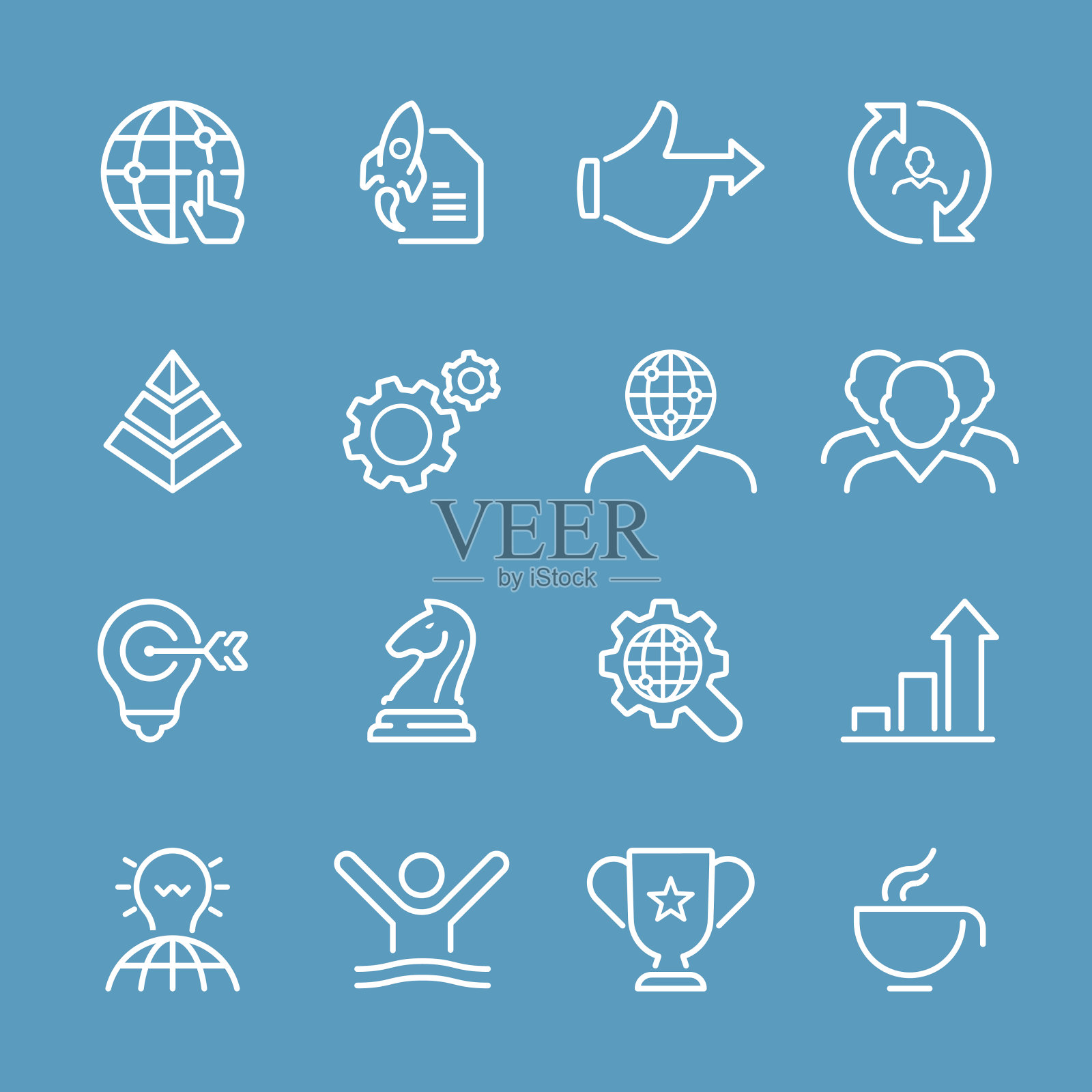 线路图标-业务系列图标素材