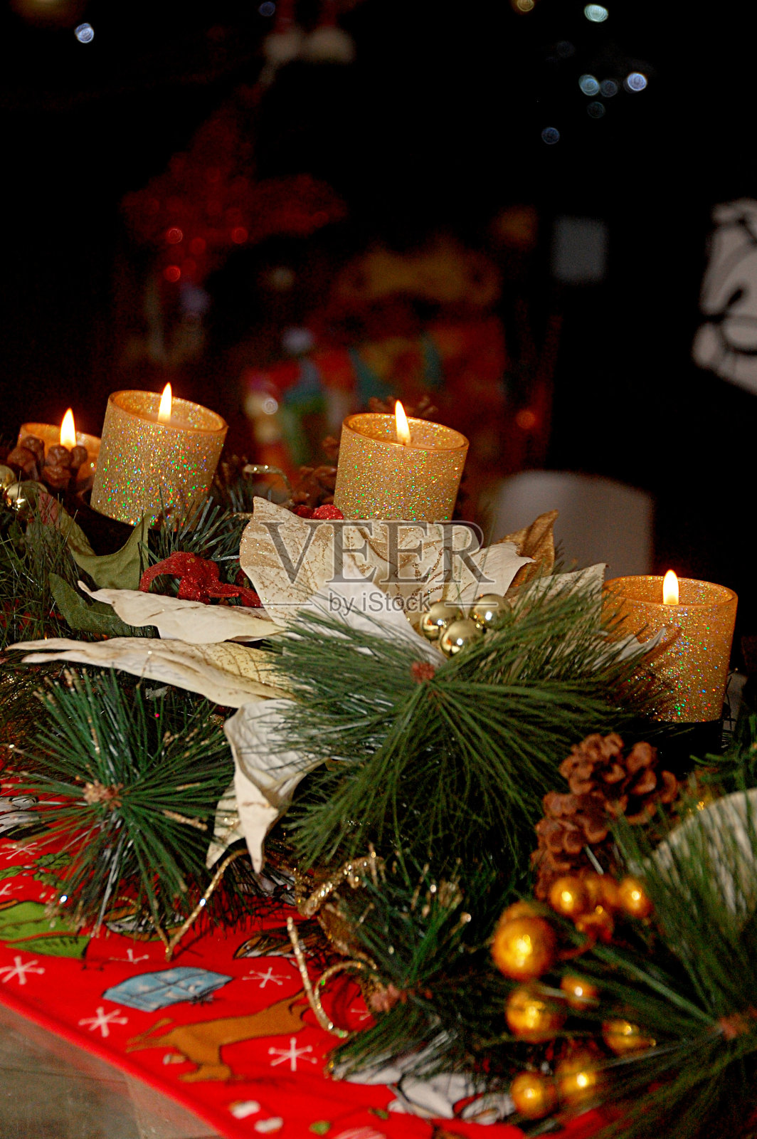 圣诞装饰照片摄影图片