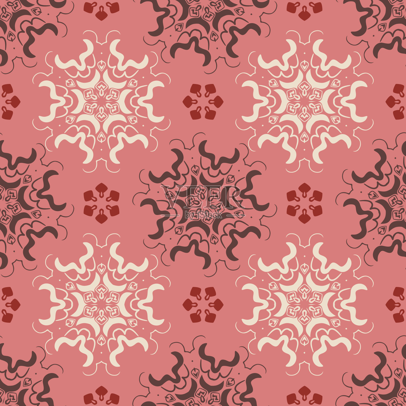 几何无缝模式插画图片素材