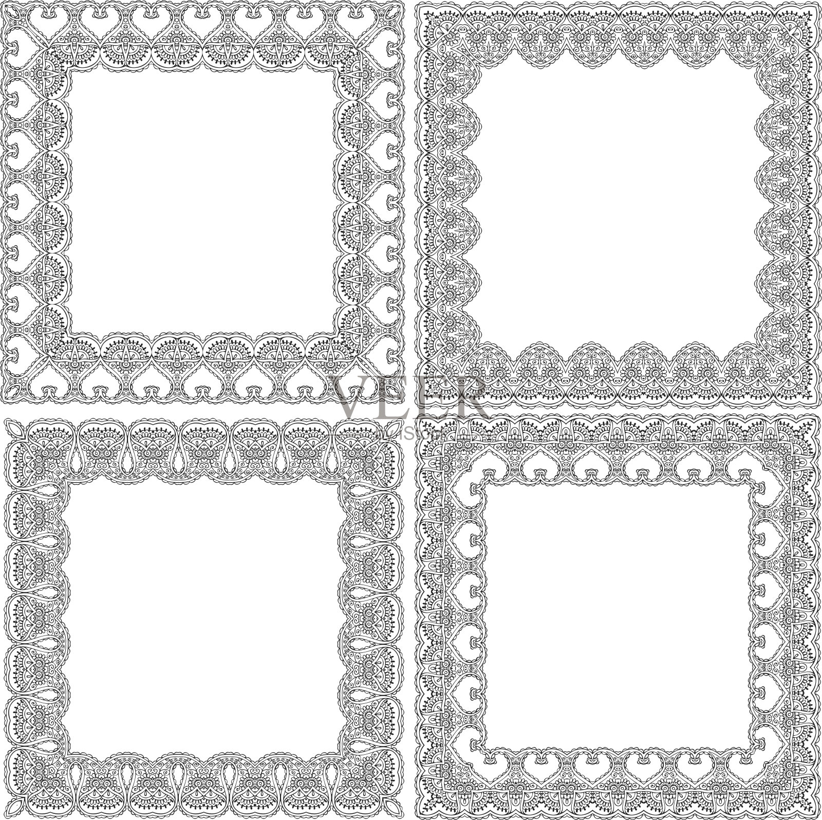 装饰框插画图片素材