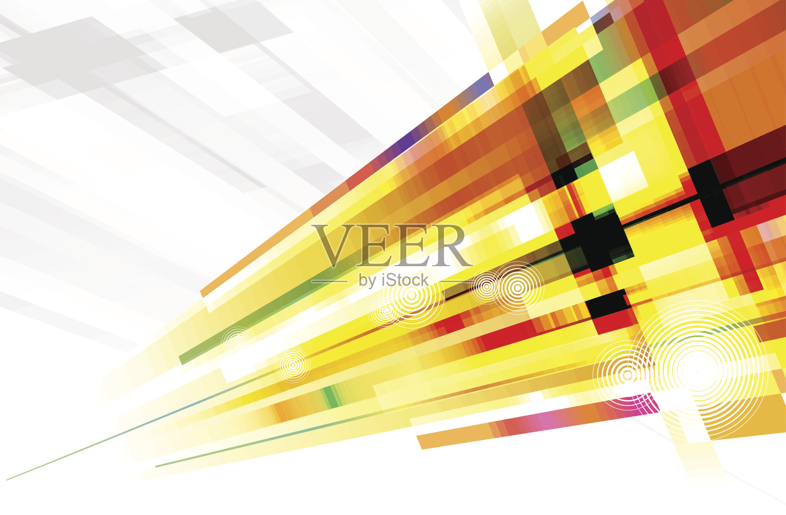 波浪抽象的背景插画图片素材