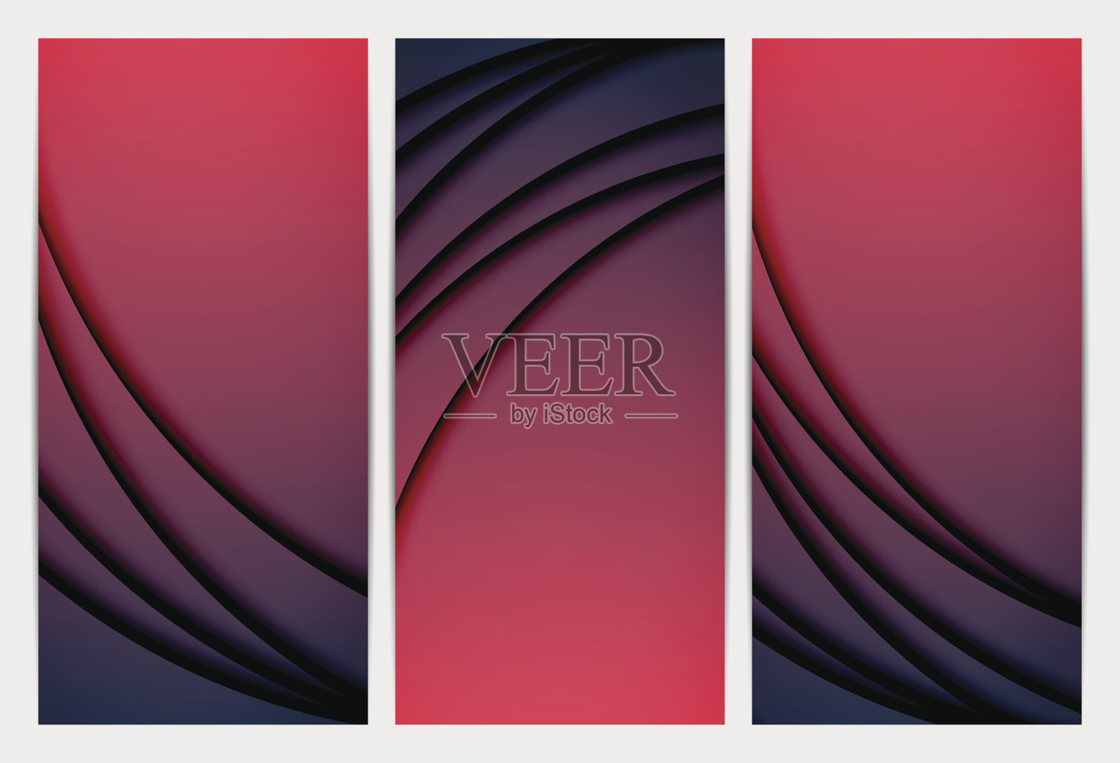 现代最小抽象标签背景图形集合插画图片素材