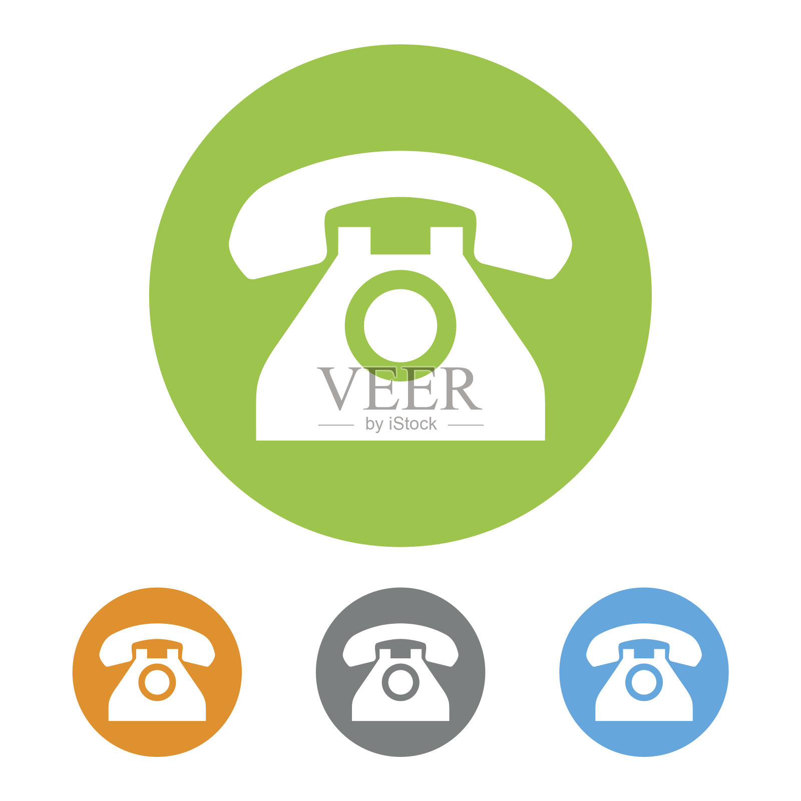 经典手机图标插画图片素材