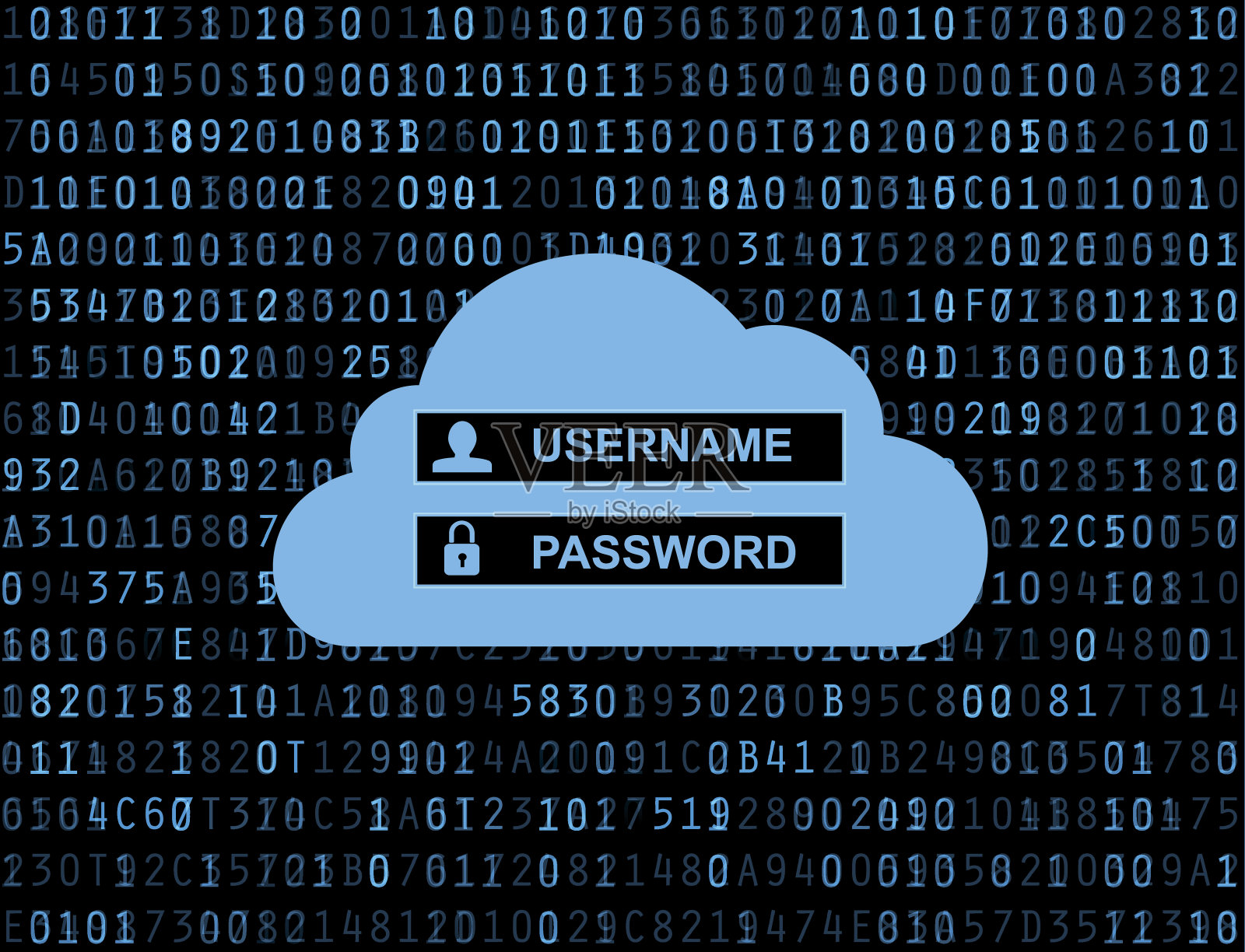 抽象的代码的背景插画图片素材