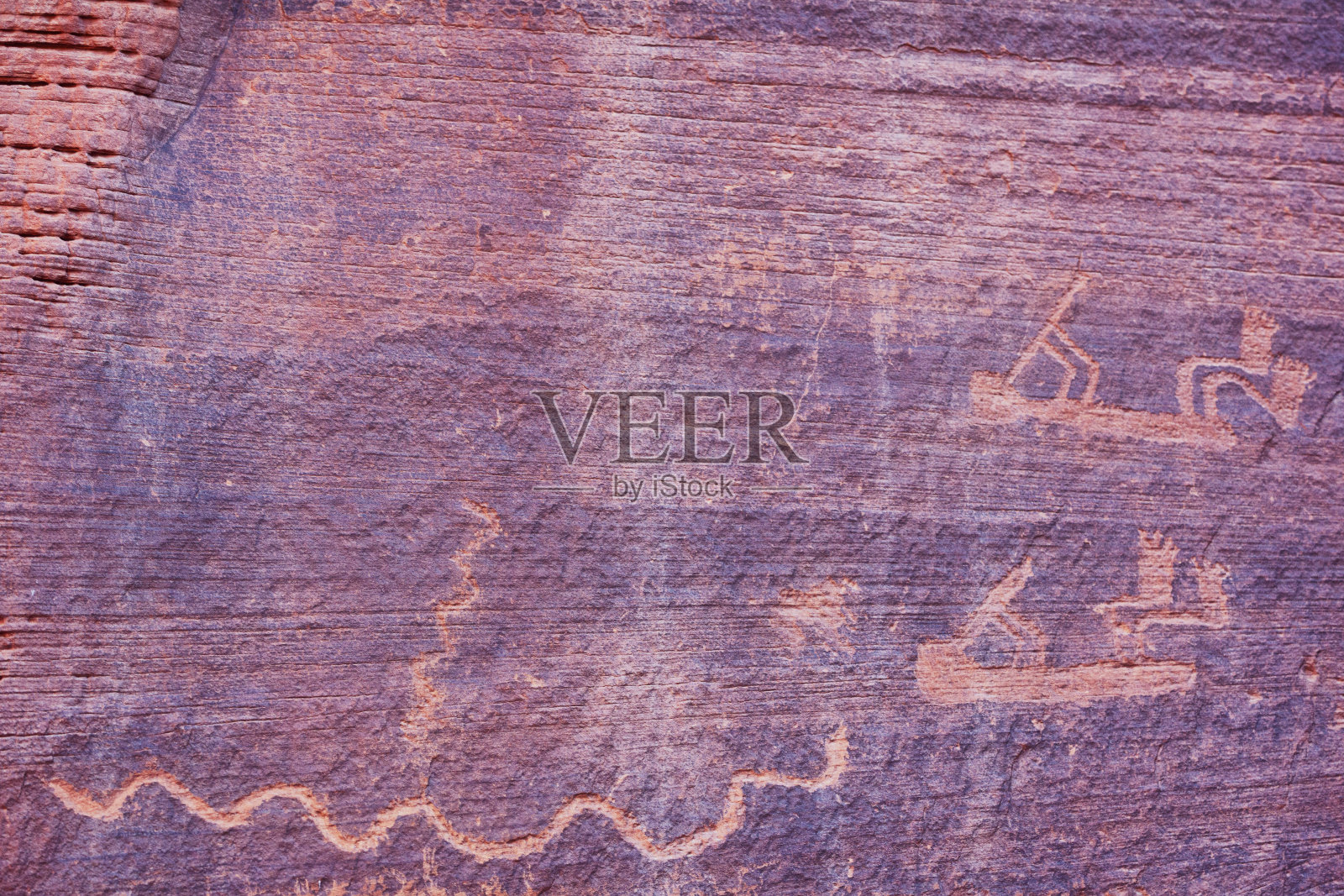 岩石雕刻在纪念碑谷，亚利桑那州，美国照片摄影图片