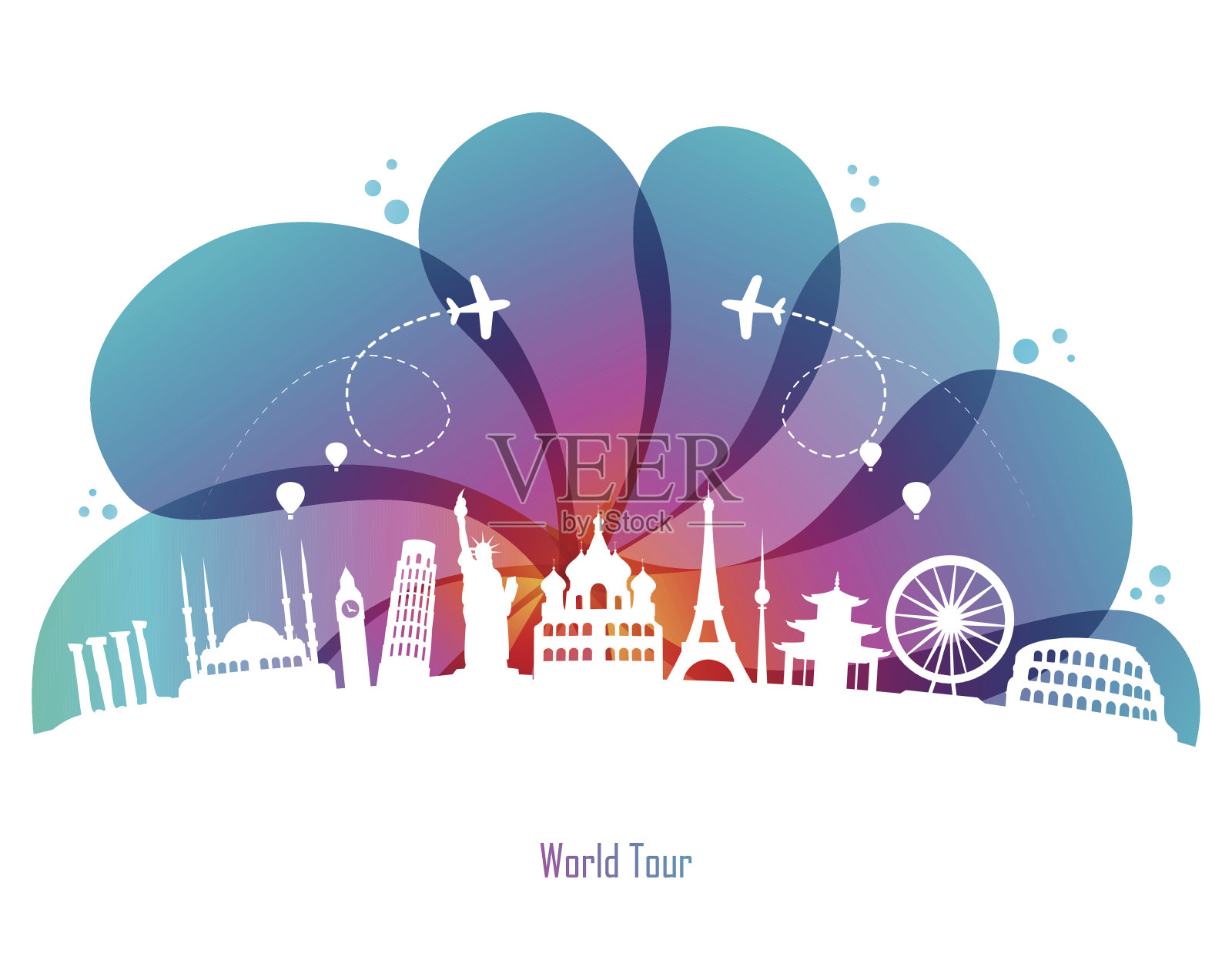 城市建筑插画插画图片素材