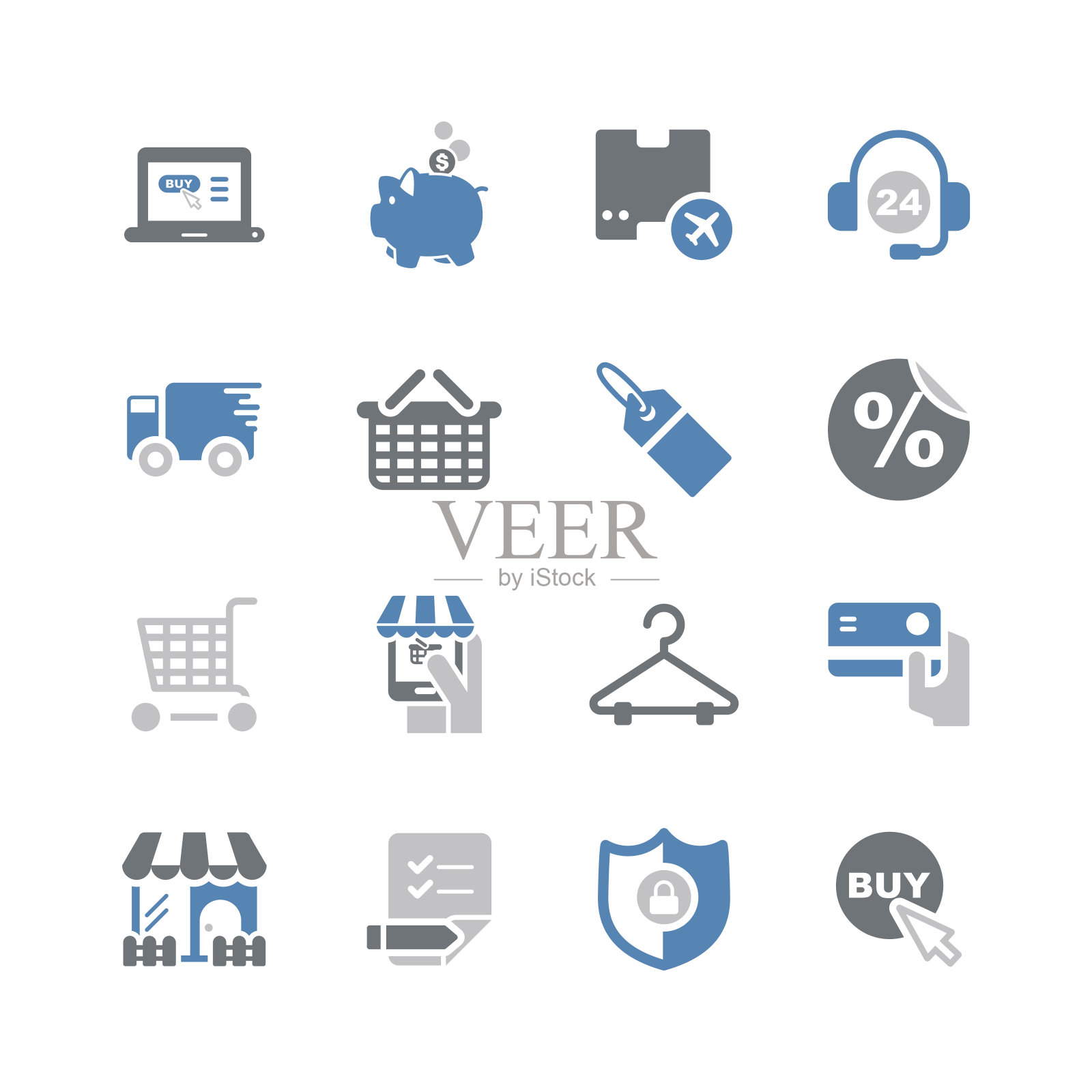 购物和购买图标图标素材