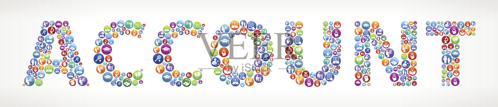 帐户未来和未来技术矢量按钮插画图片素材