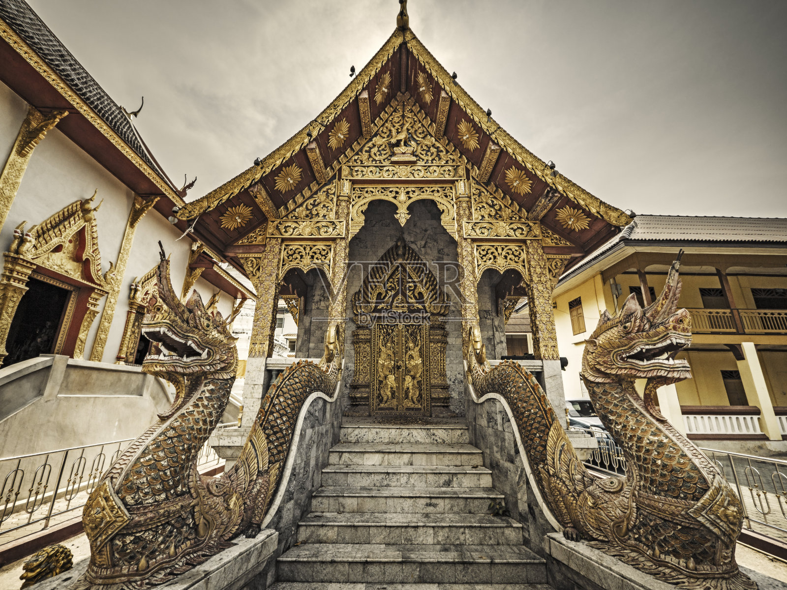 什么东玉寺清迈泰国照片摄影图片