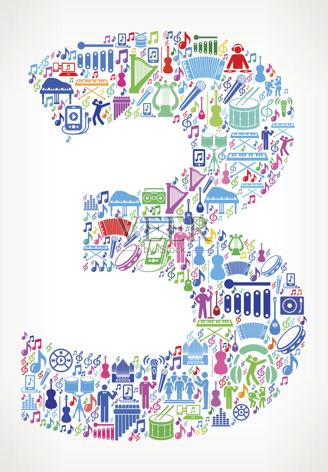 3有趣的冒险旅行矢量图标背景插画图片素材