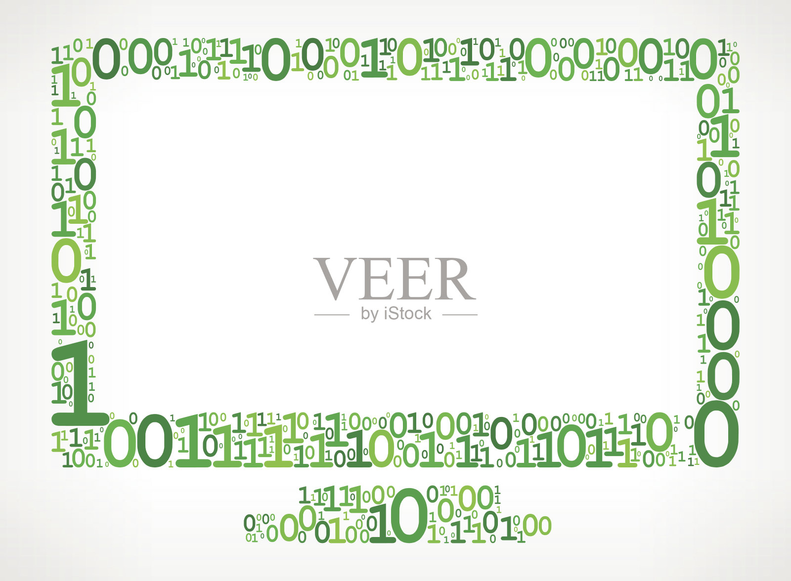 监控二进制代码零一矢量插图插画图片素材