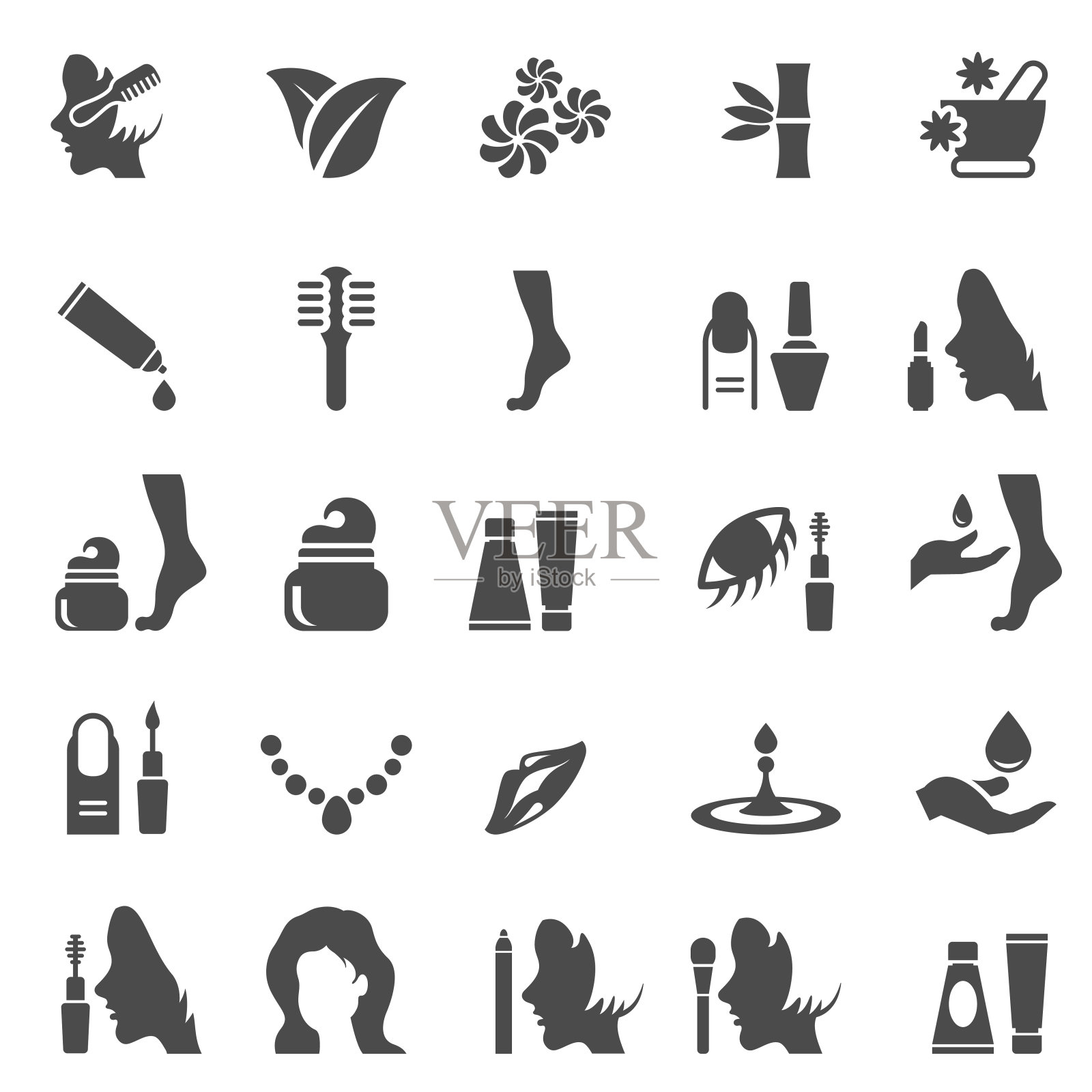 化妆品和美容图标图标素材