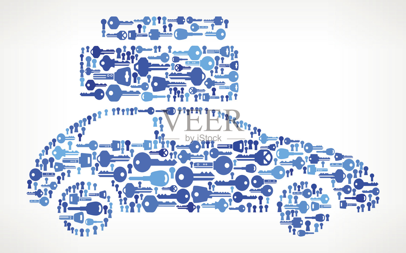 移动汽车钥匙模式矢量图形插画图片素材