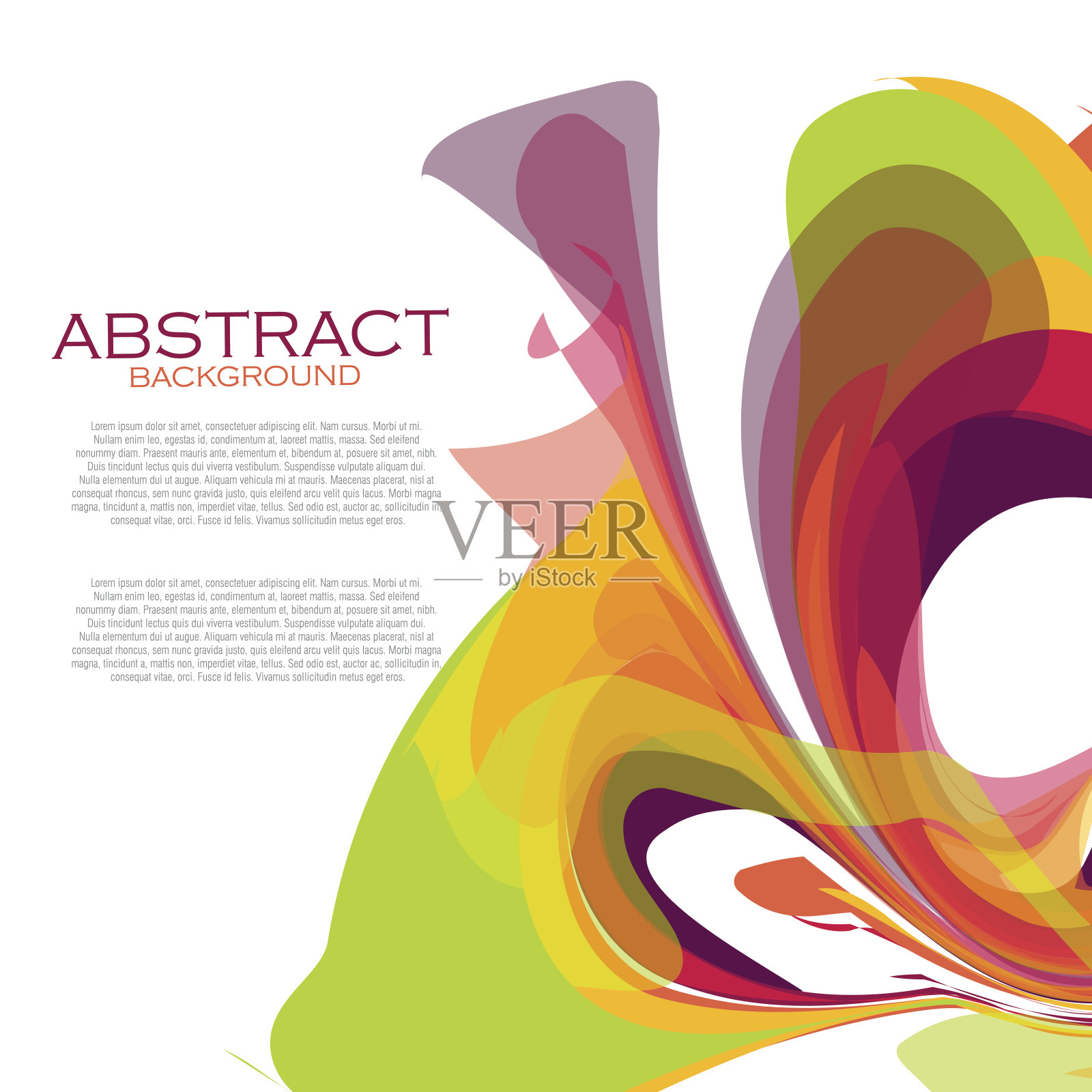 美丽的抽象背景插画图片素材