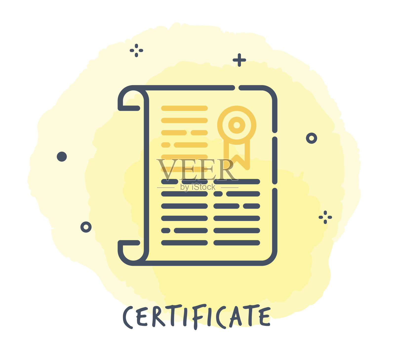 证行图标插画图片素材