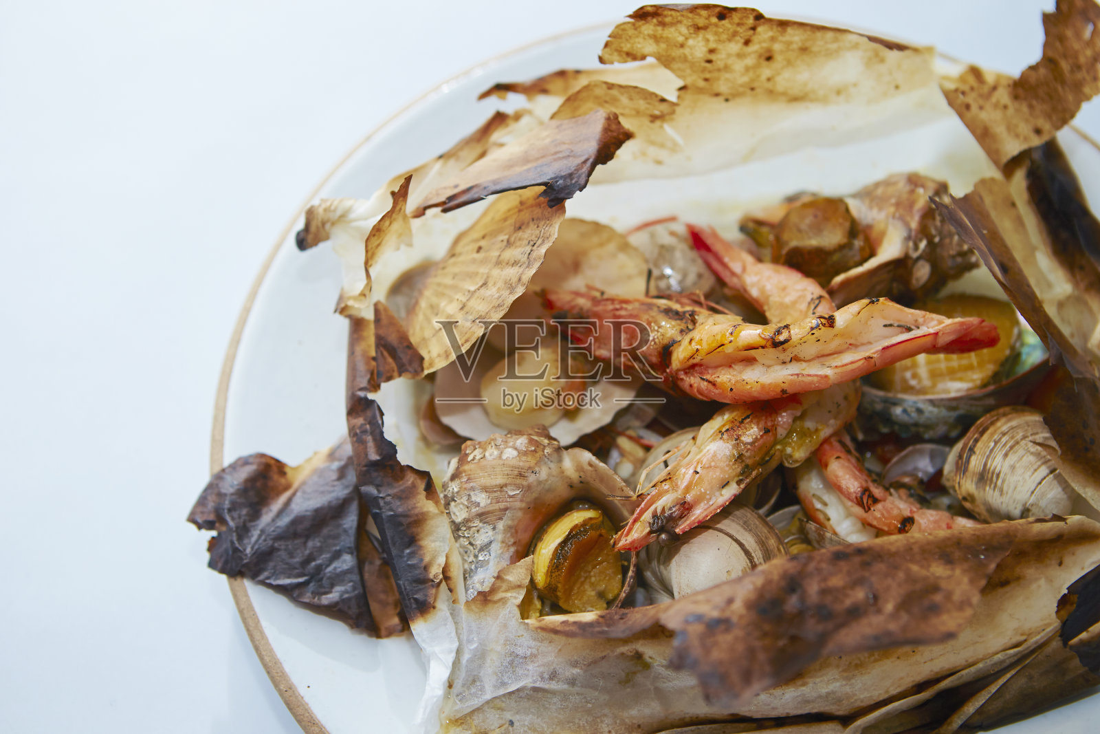 海鲜烧烤照片摄影图片