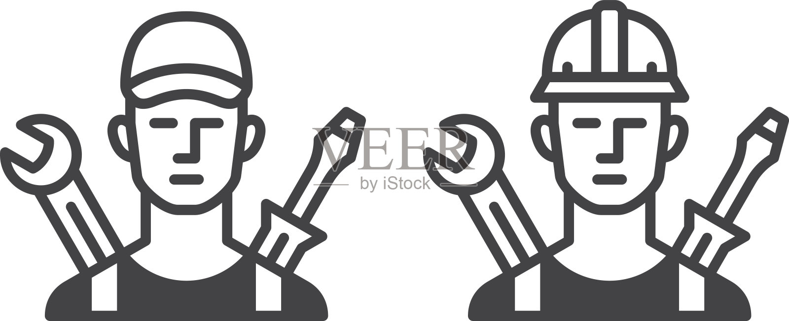 修理工图标图标素材