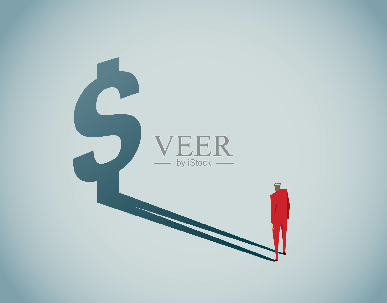 影子插画图片素材