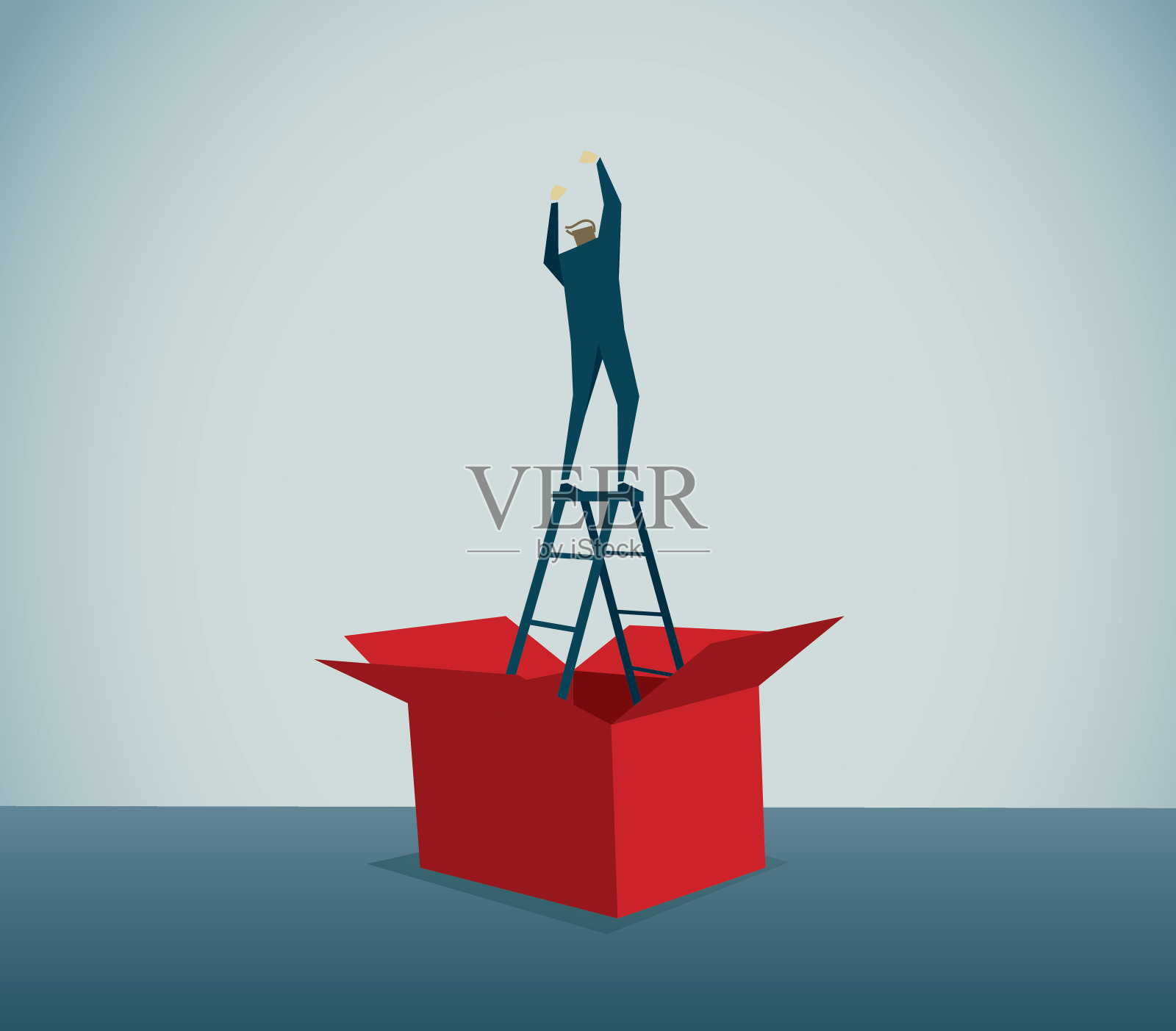 惊喜插画图片素材